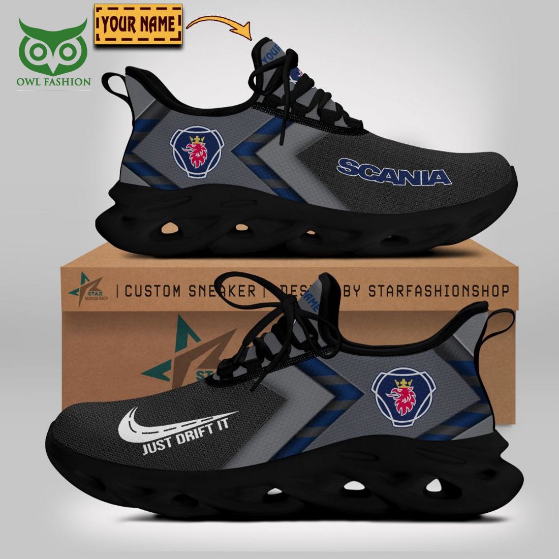 Scania AB Max Soul Shoes Sneakers For Men And Women
