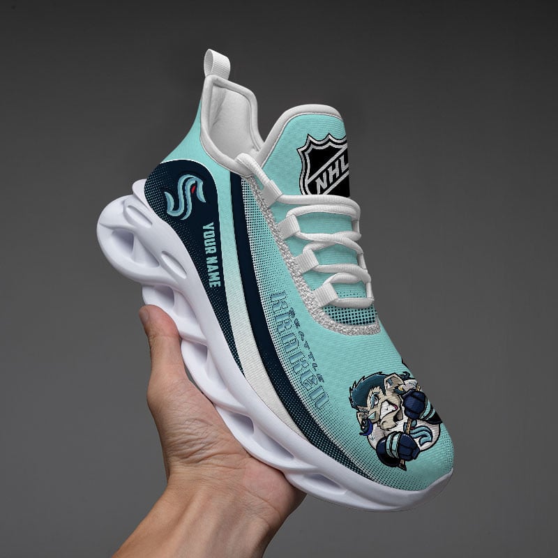 Seattle Kraken Max Soul Shoes Sneakers For Men And Women
