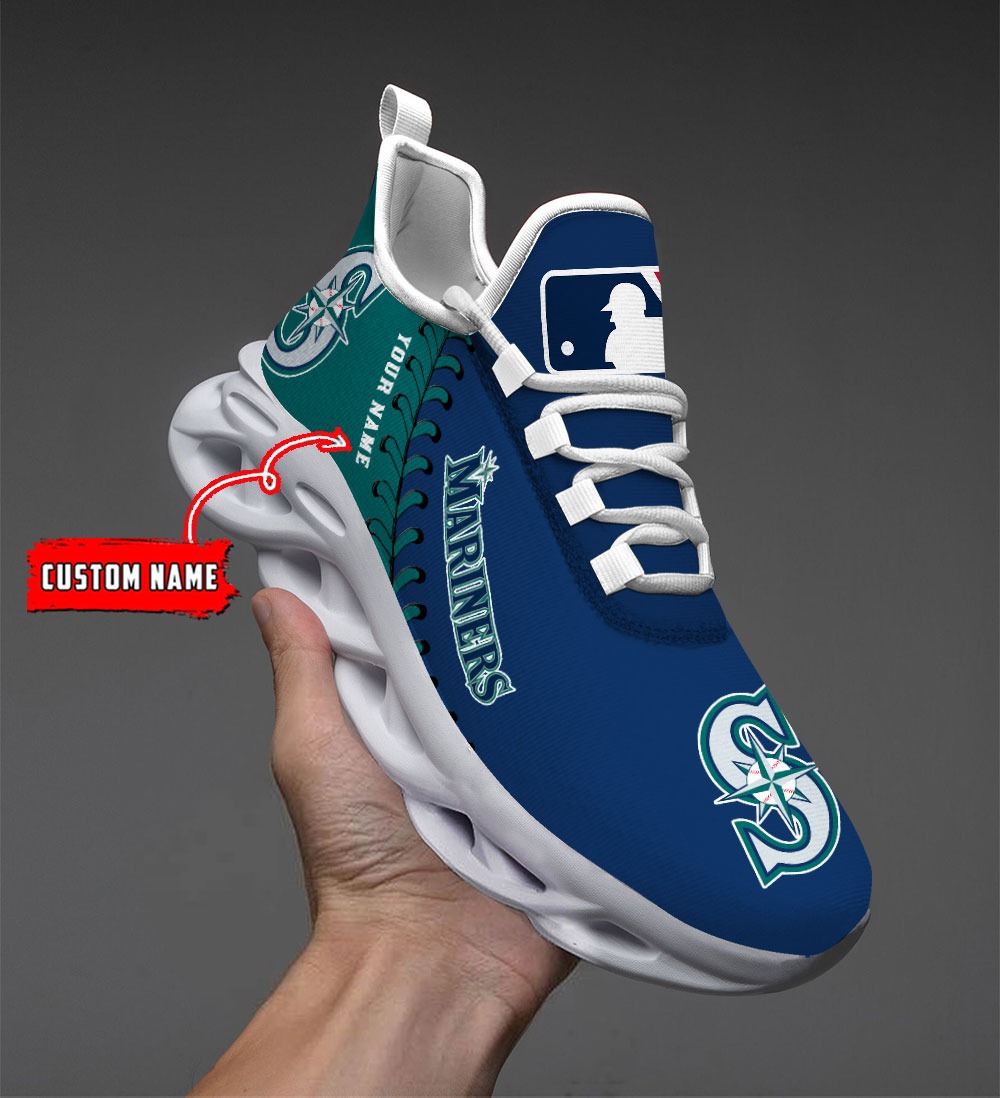 Seattle Mariners MLB Max Soul Shoes Sneakers For Men And Women
