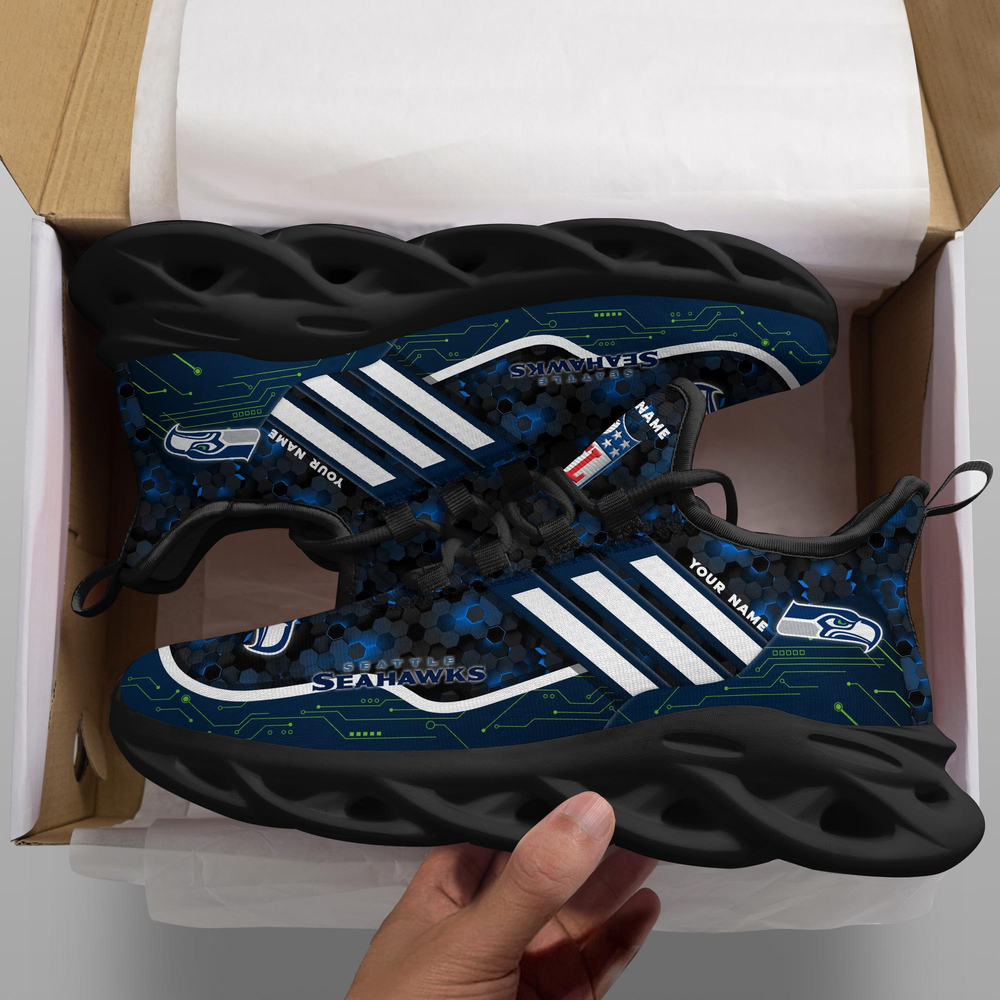 Seattle Seahawks Max Soul Shoes Sneakers For Men And Women