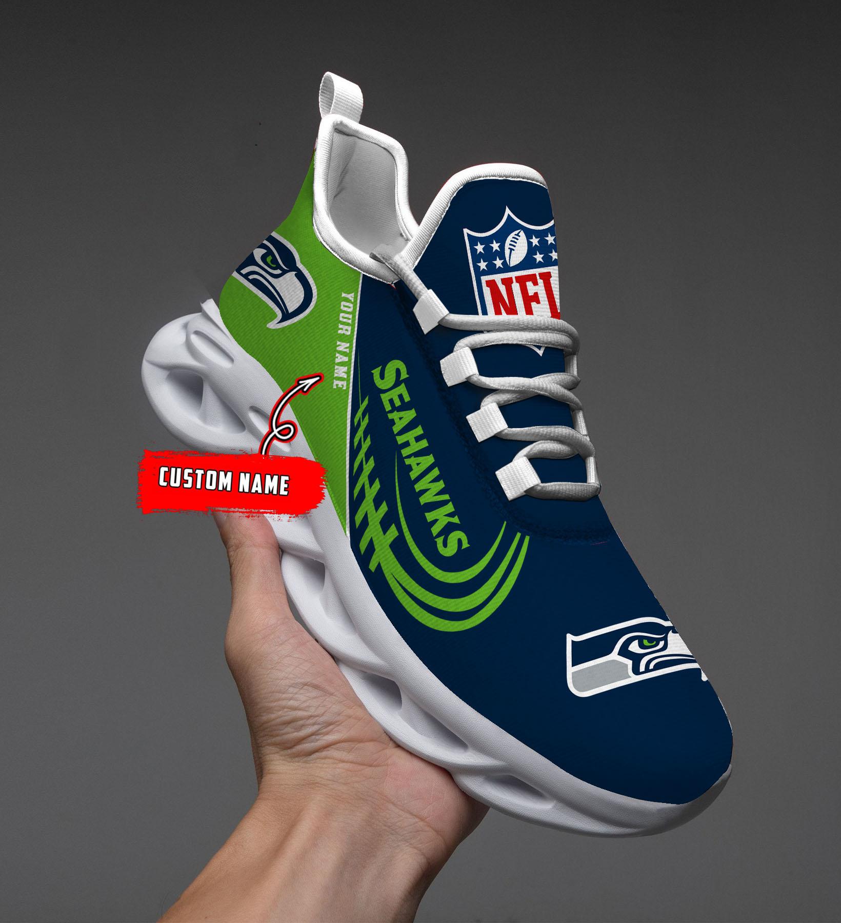 Seattle Seahawks Max Soul Shoes Sneakers For Men And Women