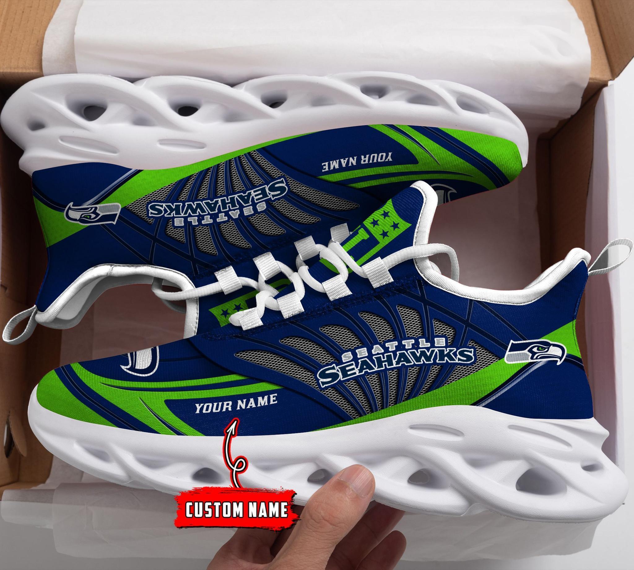 Seattle Seahawks Max Soul Shoes Sneakers For Men And Women