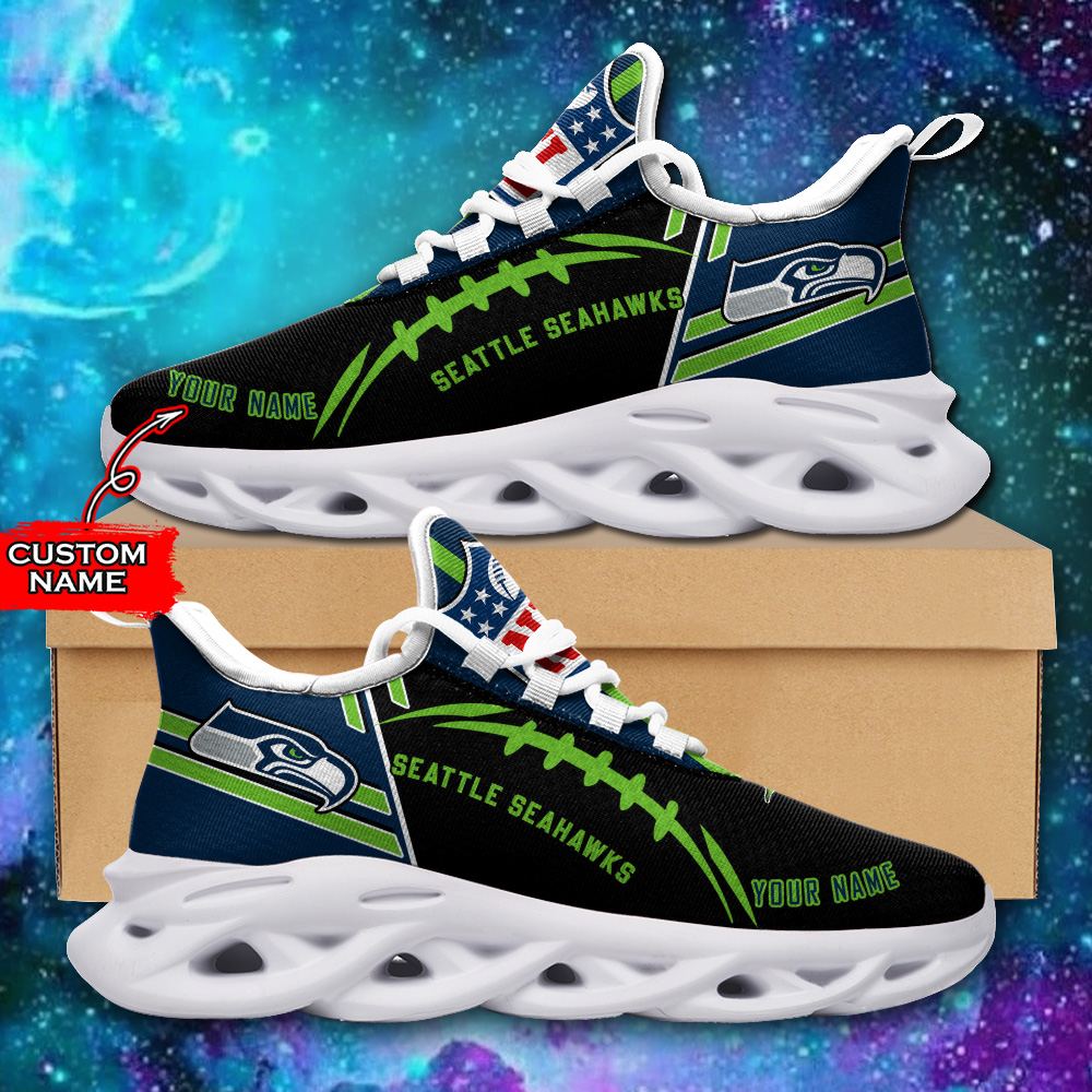 Seattle Seahawks NFL Max Soul Shoes Sneakers For Men And Women