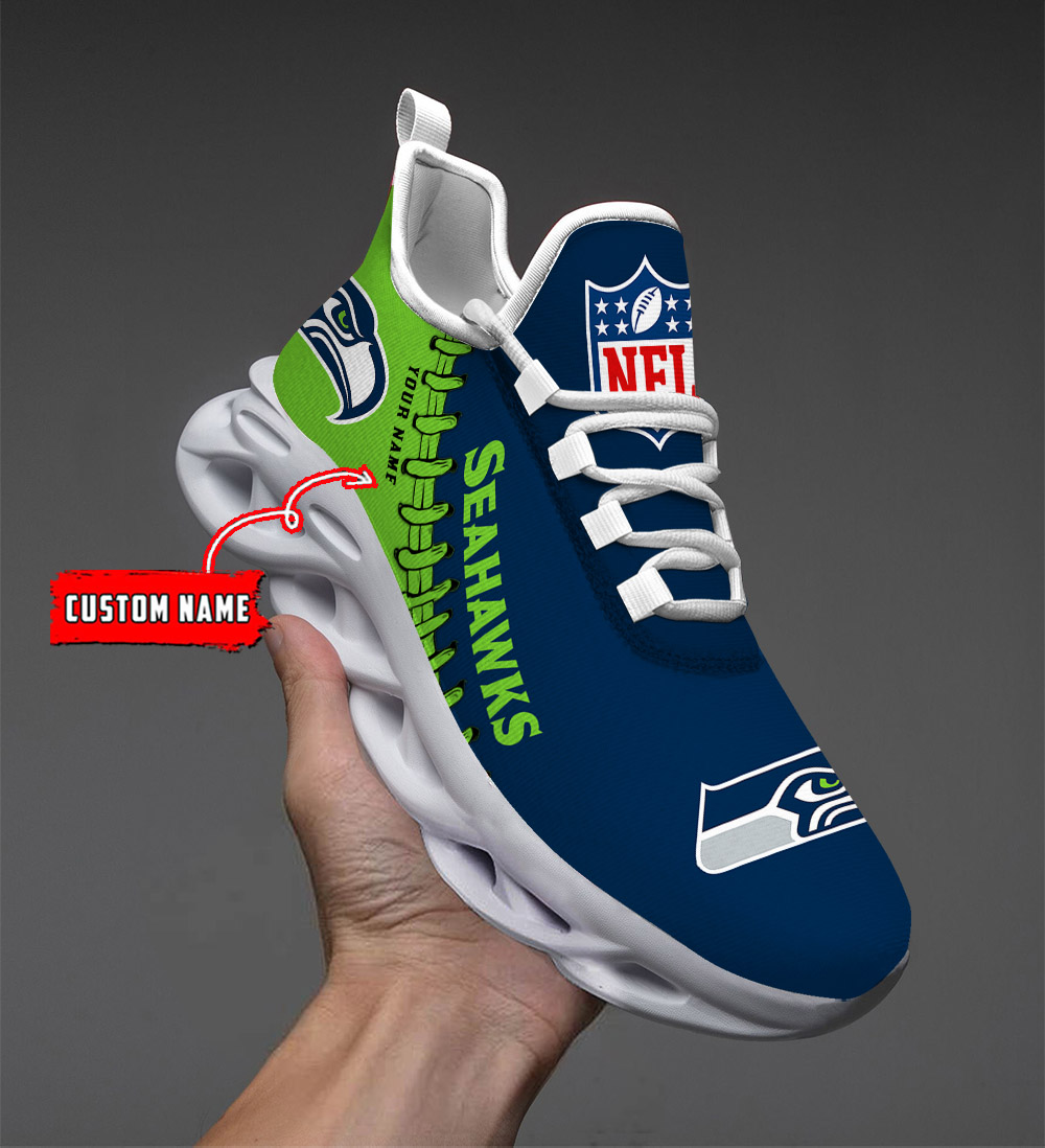 Seattle Seahawks NFL Max Soul Shoes Sneakers For Men And Women