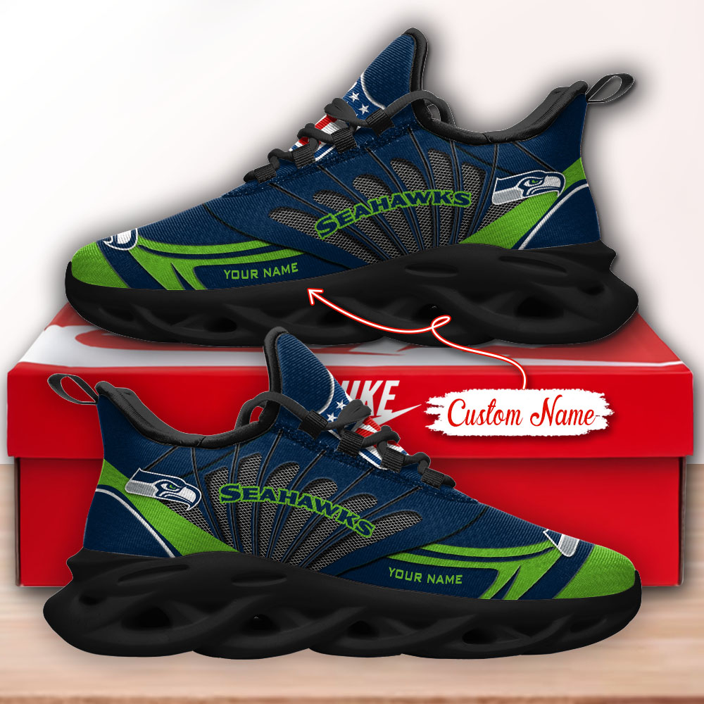 Seattle Seahawks NFL Max Soul Shoes Sneakers For Men And Women