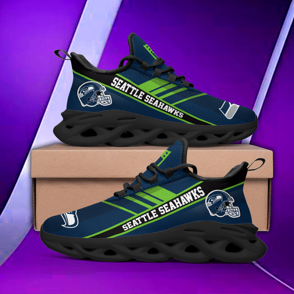 Seattle Seahawks NFL Max Soul Shoes Sneakers For Men And Women