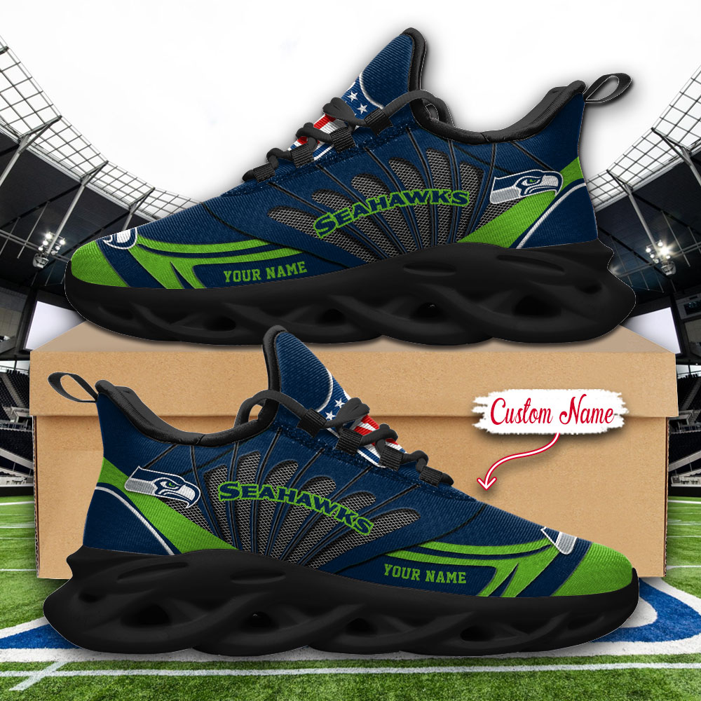 Seattle Seahawks NFL Max Soul Shoes Sneakers For Men And Women