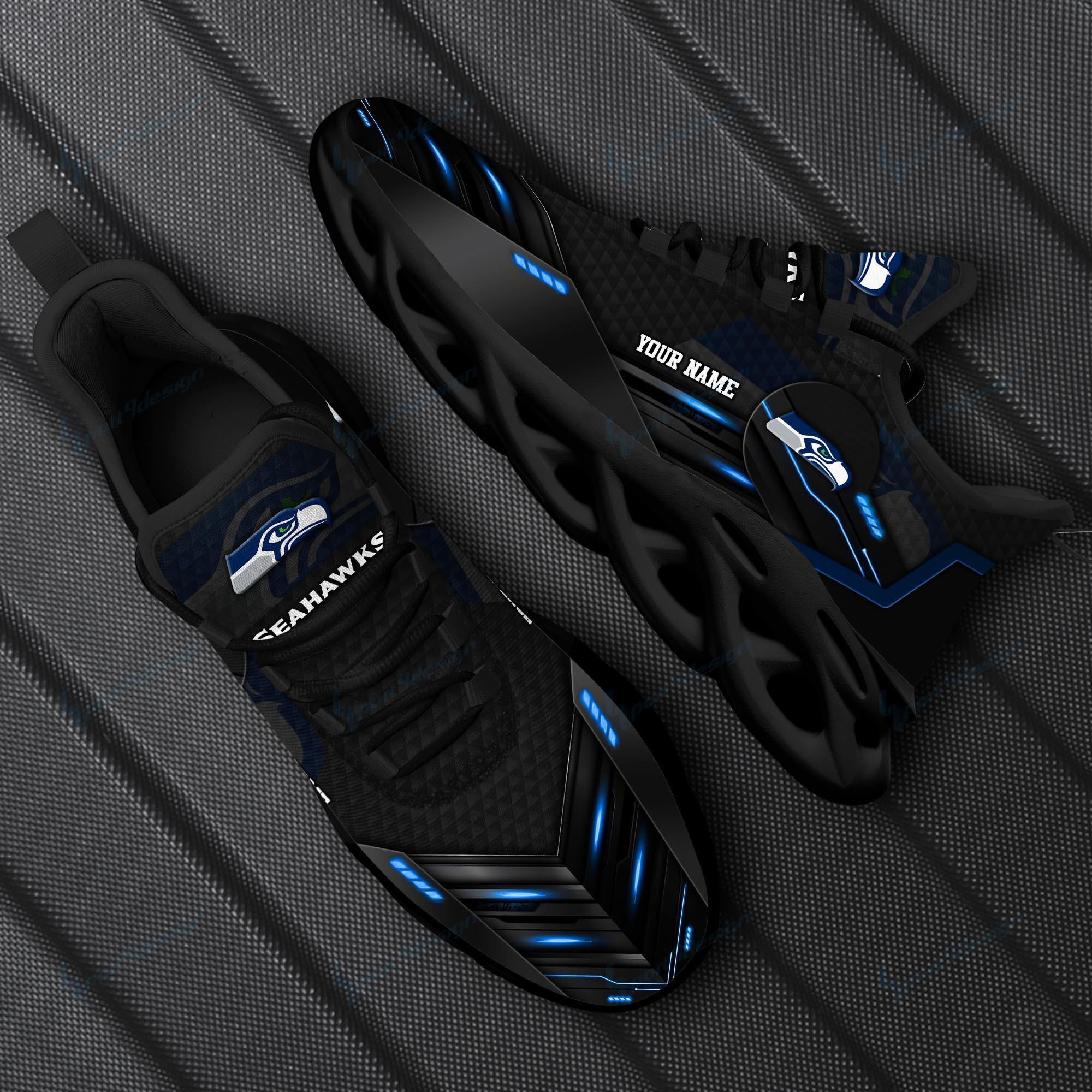 Seattle Seahawks NFL Max Soul Shoes Sneakers For Men And Women