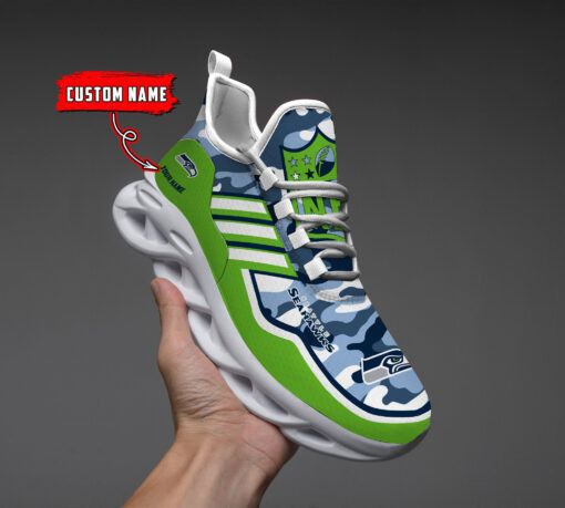 Seattle Seahawks NFL Max Soul Shoes Sneakers For Men And Women