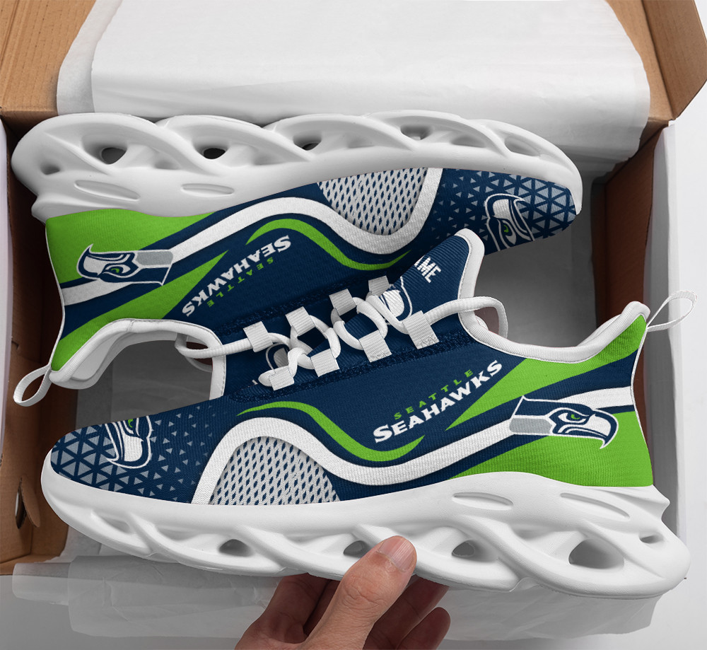 Seattle Seahawks NFL Max Soul Shoes Sneakers For Men And Women