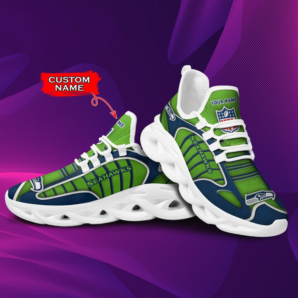 Seattle Seahawks NFL Max Soul Shoes Sneakers For Men And Women