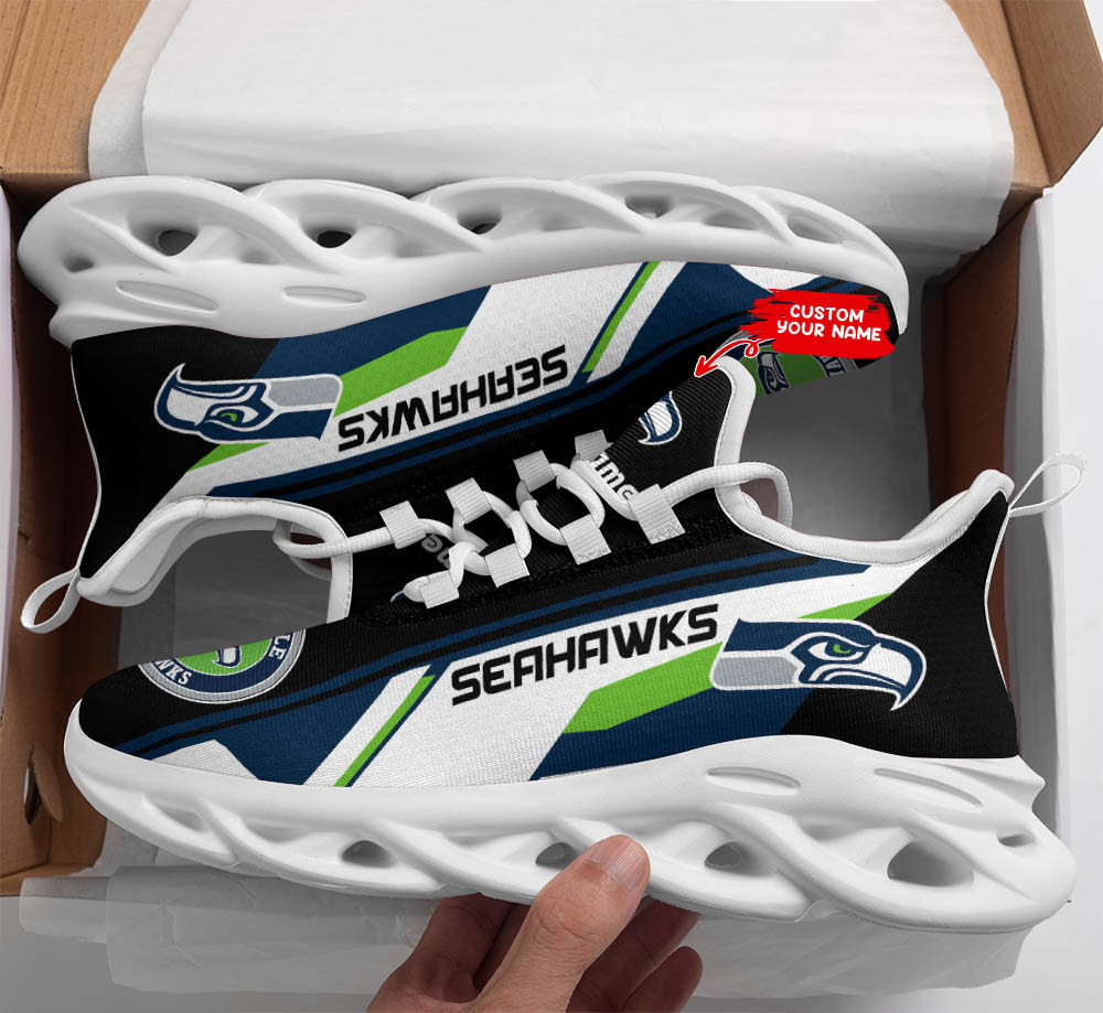 Seattle Seahawks NFL Max Soul Shoes Sneakers For Men And Women
