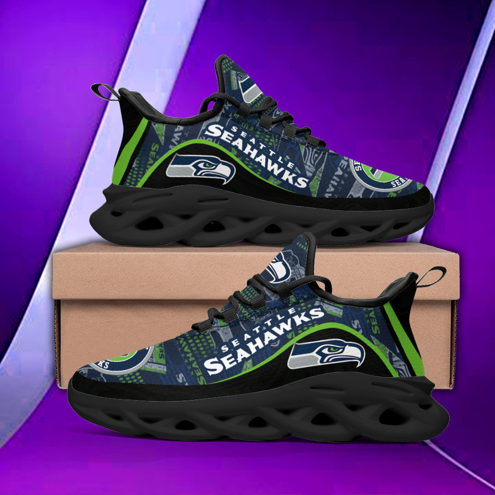 Seattle Seahawks NFL Max Soul Shoes Sneakers For Men And Women