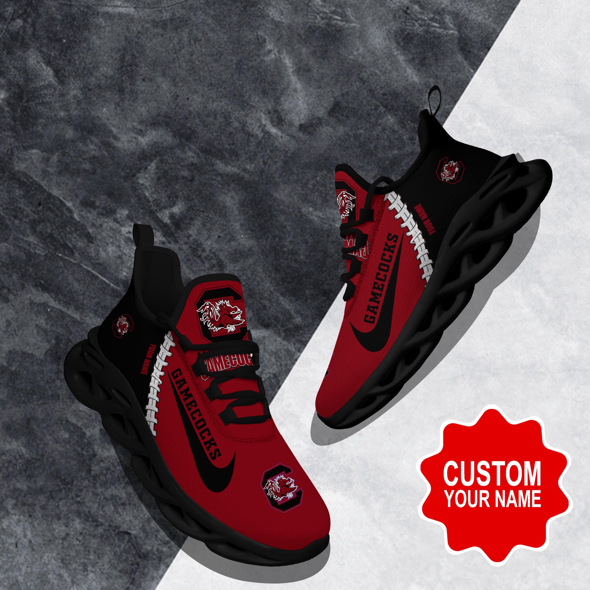 South Carolina Gamecocks Max Soul Shoes Sneakers For Men And Women