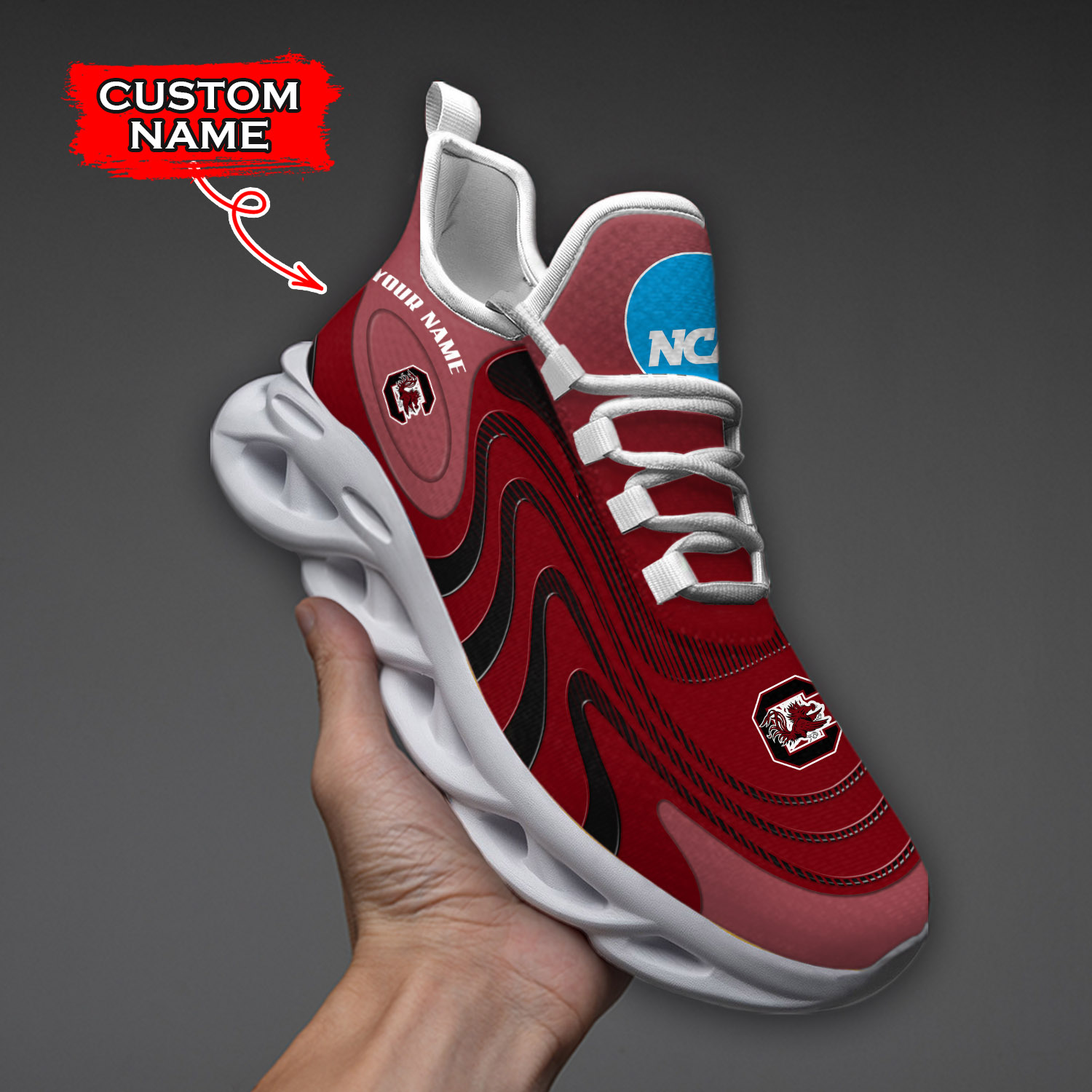 South Carolina Gamecocks NCAA Max Soul Shoes Sneakers For Men And Women
