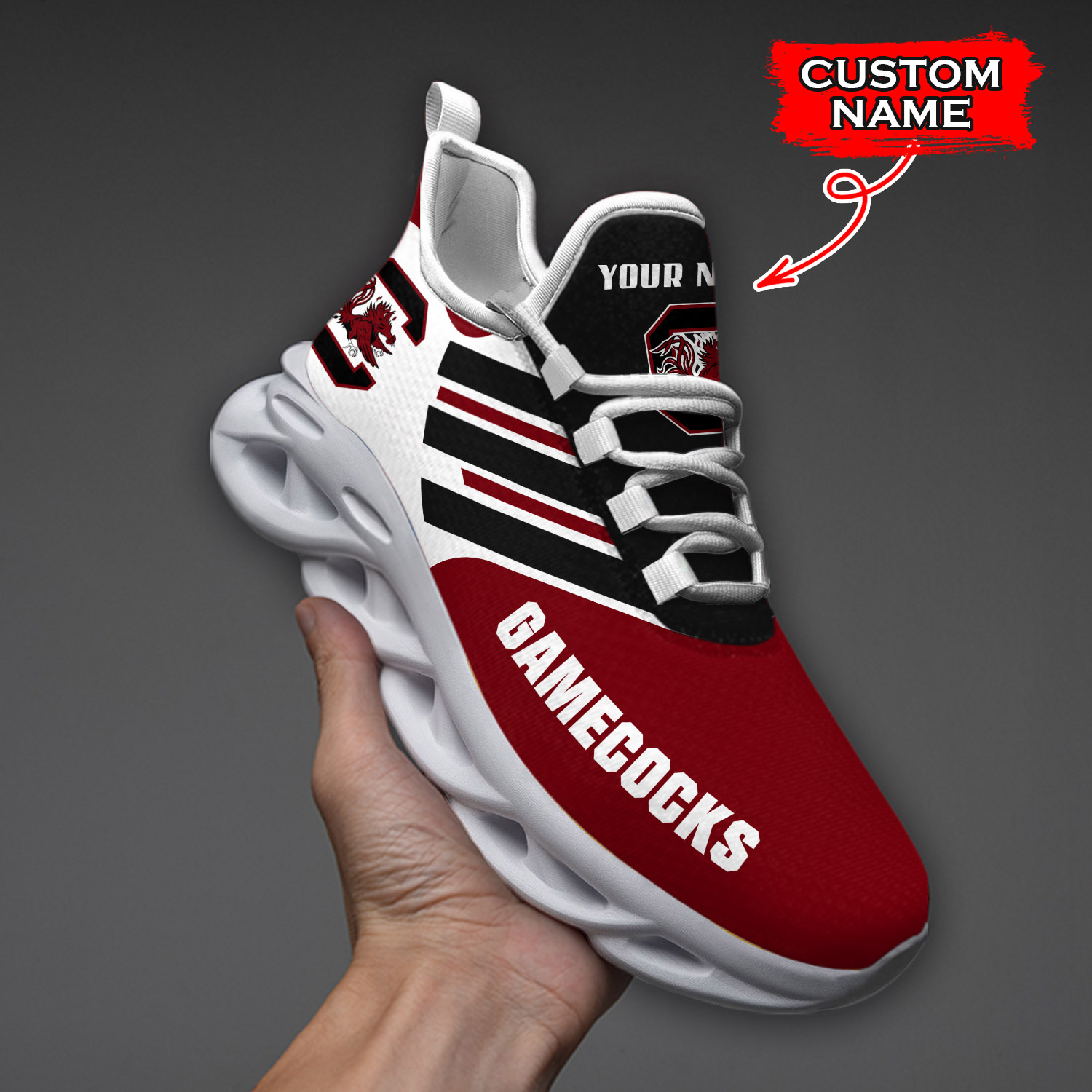 South Carolina Gamecocks NCAA Max Soul Shoes Sneakers For Men And Women