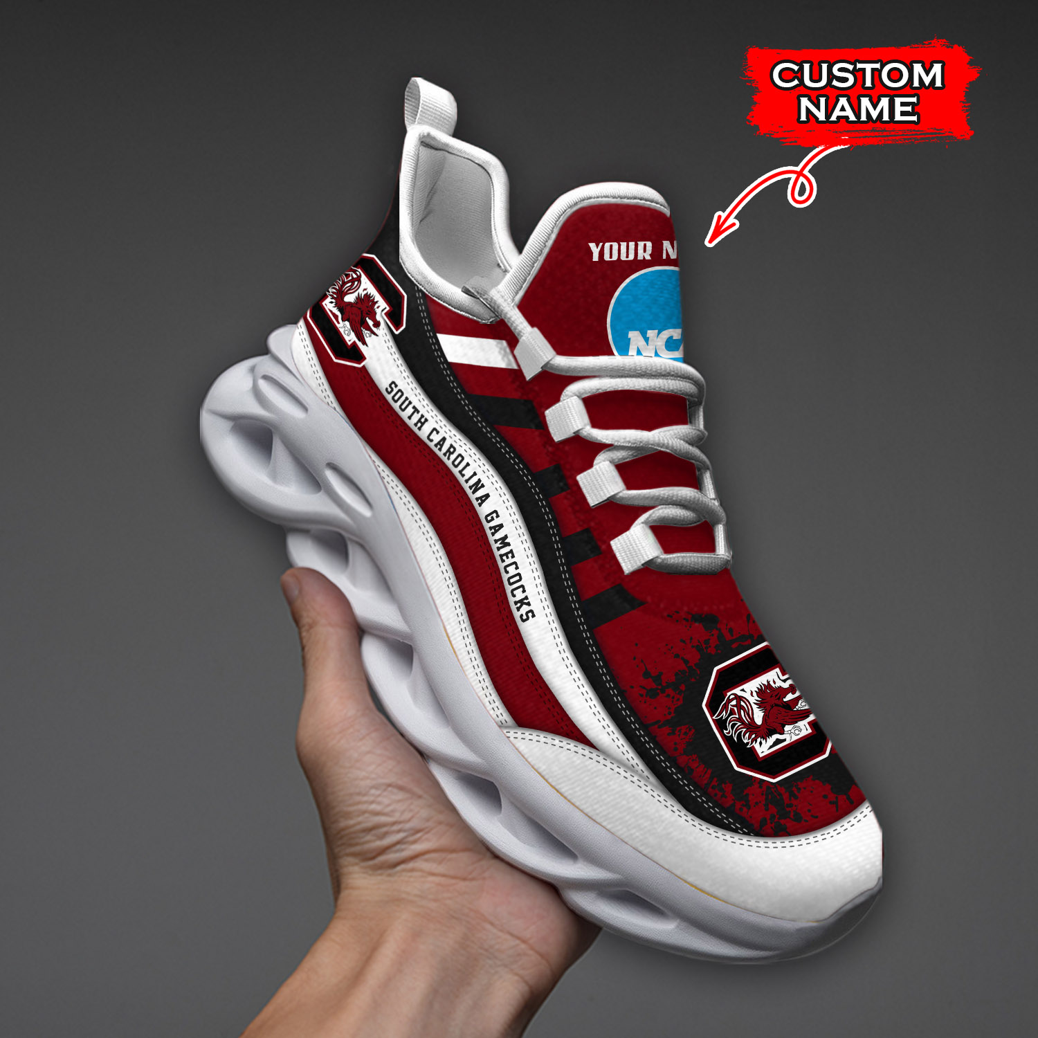 South Carolina Gamecocks NCAA Max Soul Shoes Sneakers For Men And Women