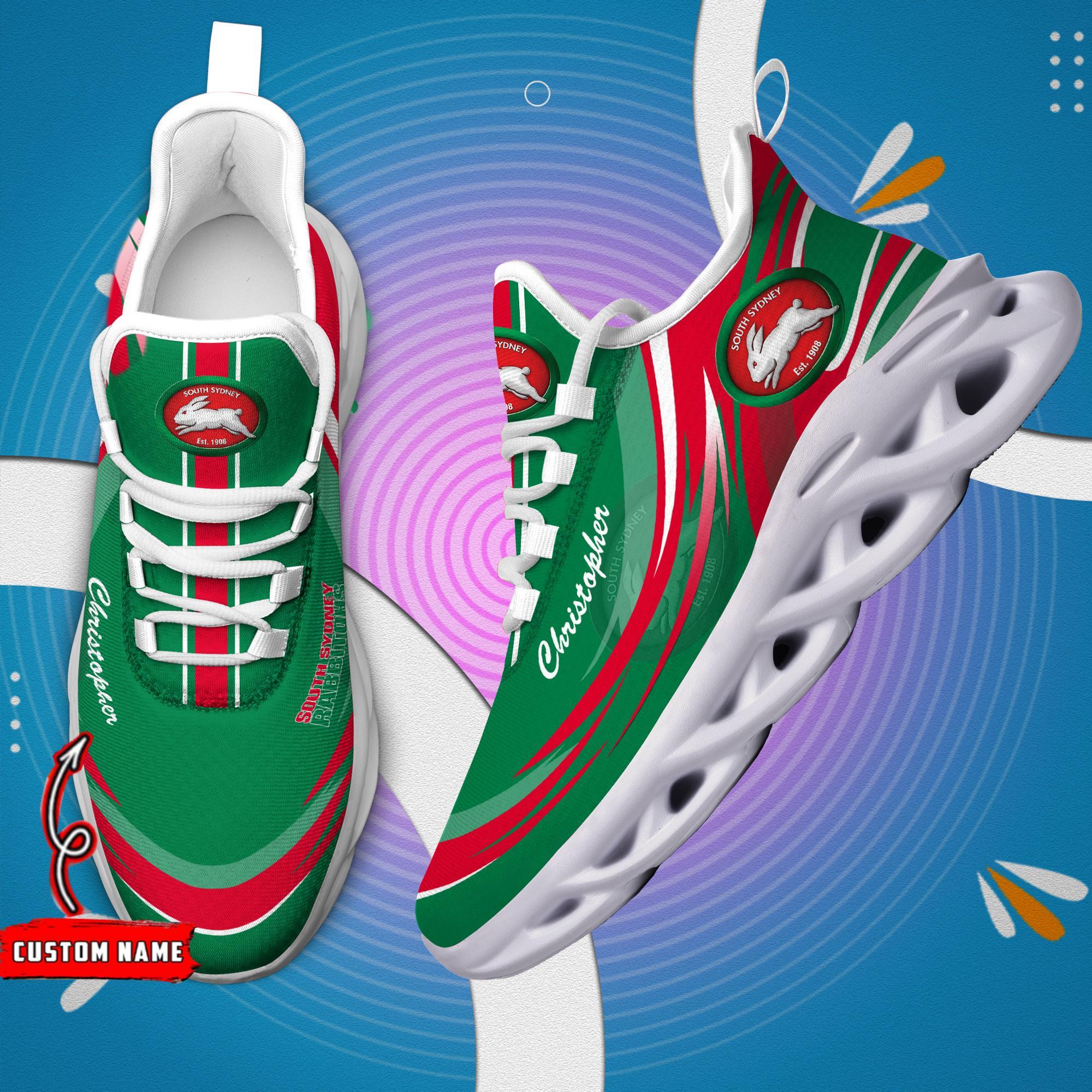 South Sydney Rabbitohs Max Soul Shoes Sneakers For Men And Women