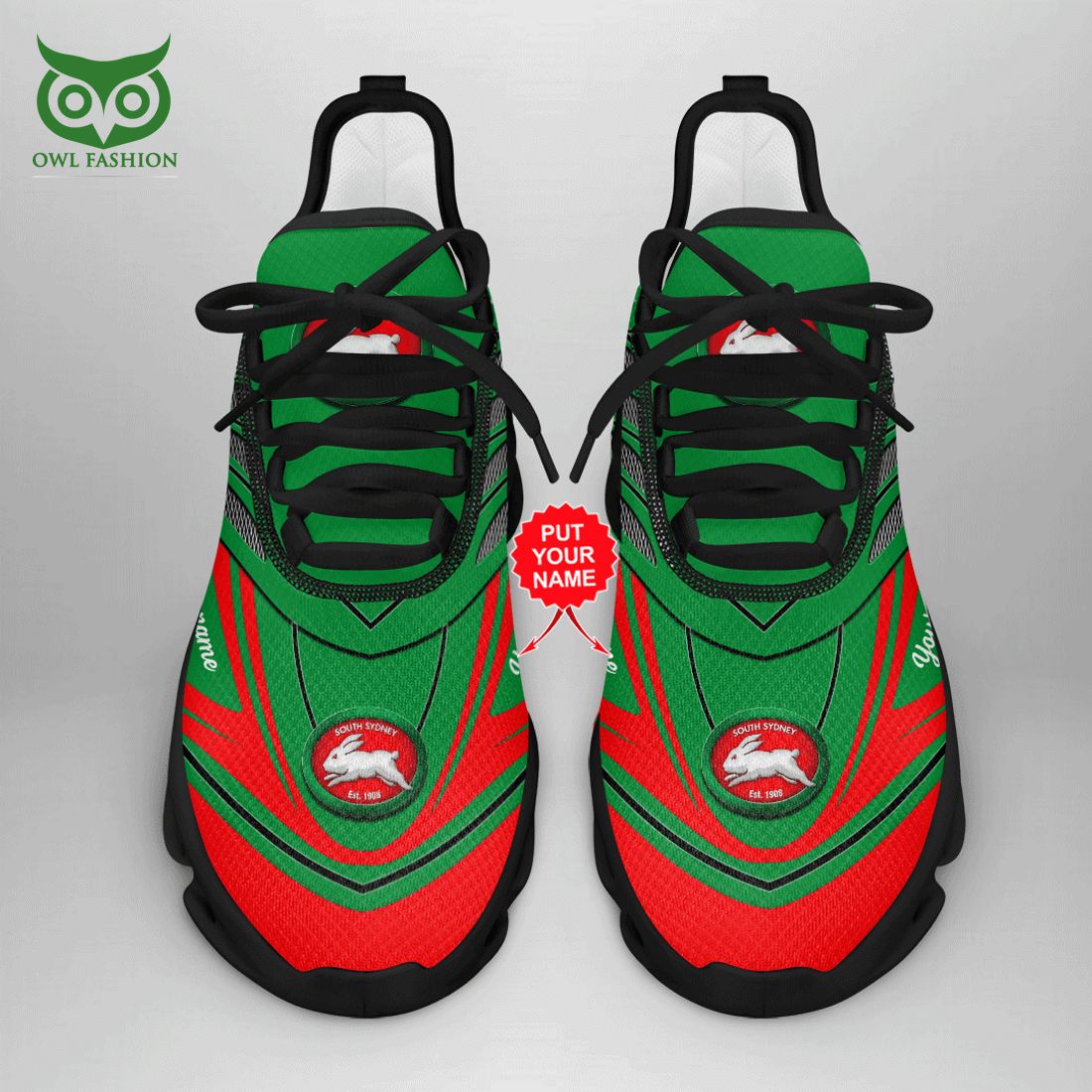 South Sydney Rabbitohs Max Soul Shoes Sneakers For Men And Women