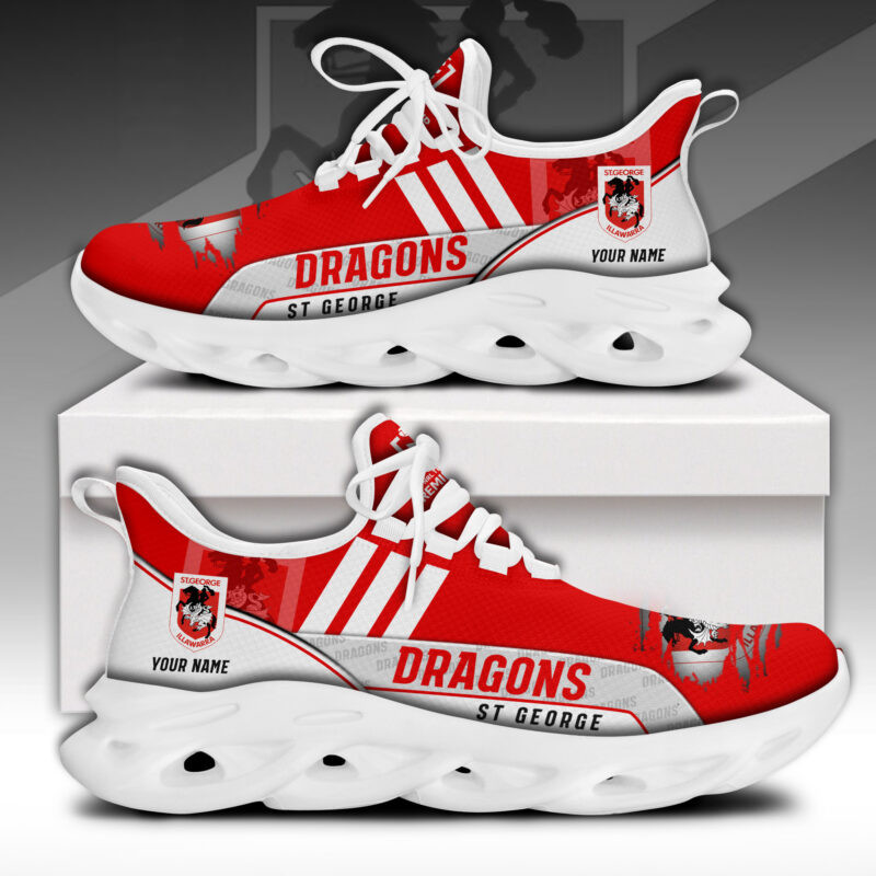 St. George Illawarra Dragons Max Soul Shoes Sneakers For Men And Women