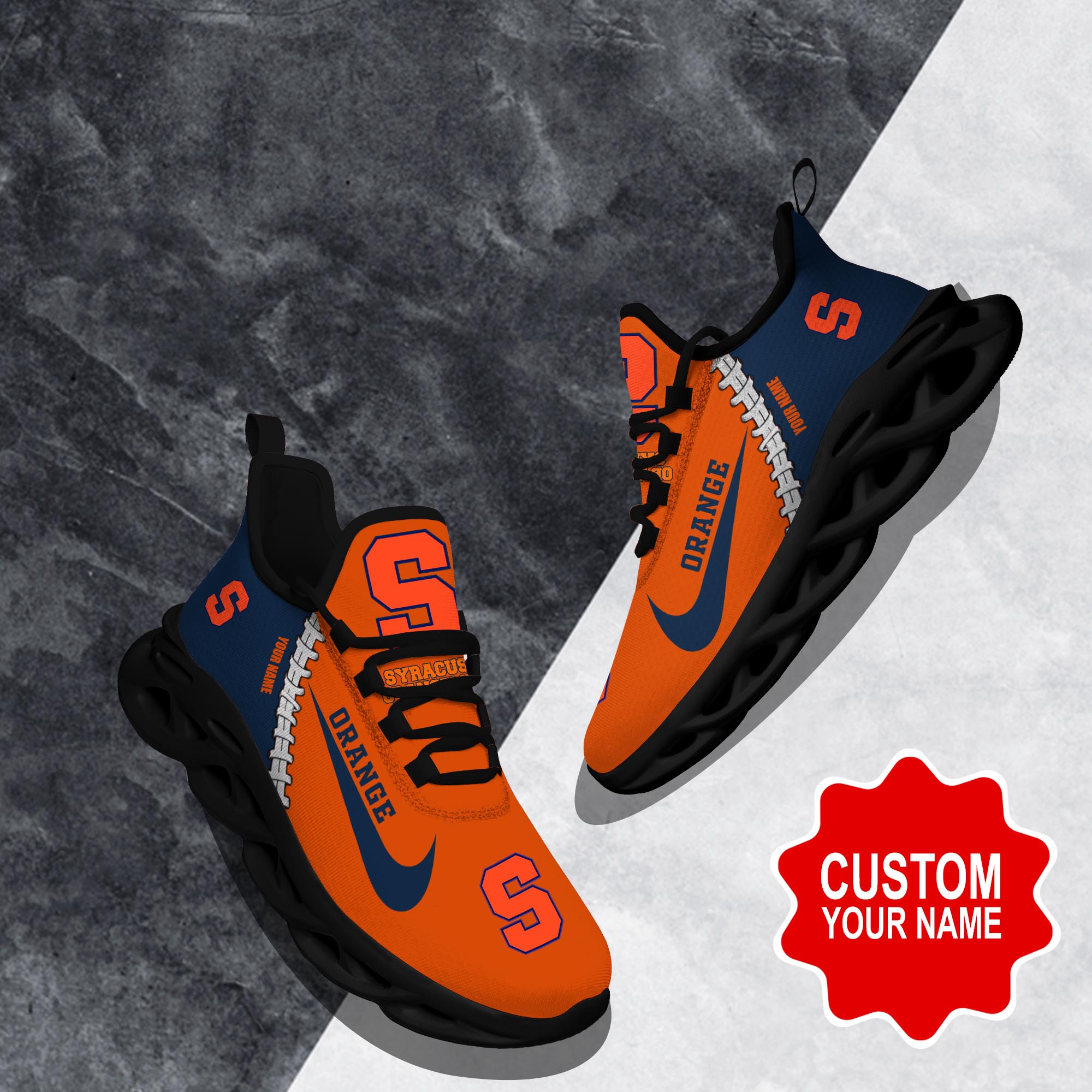 Syracuse Orange Max Soul Shoes Sneakers For Men And Women