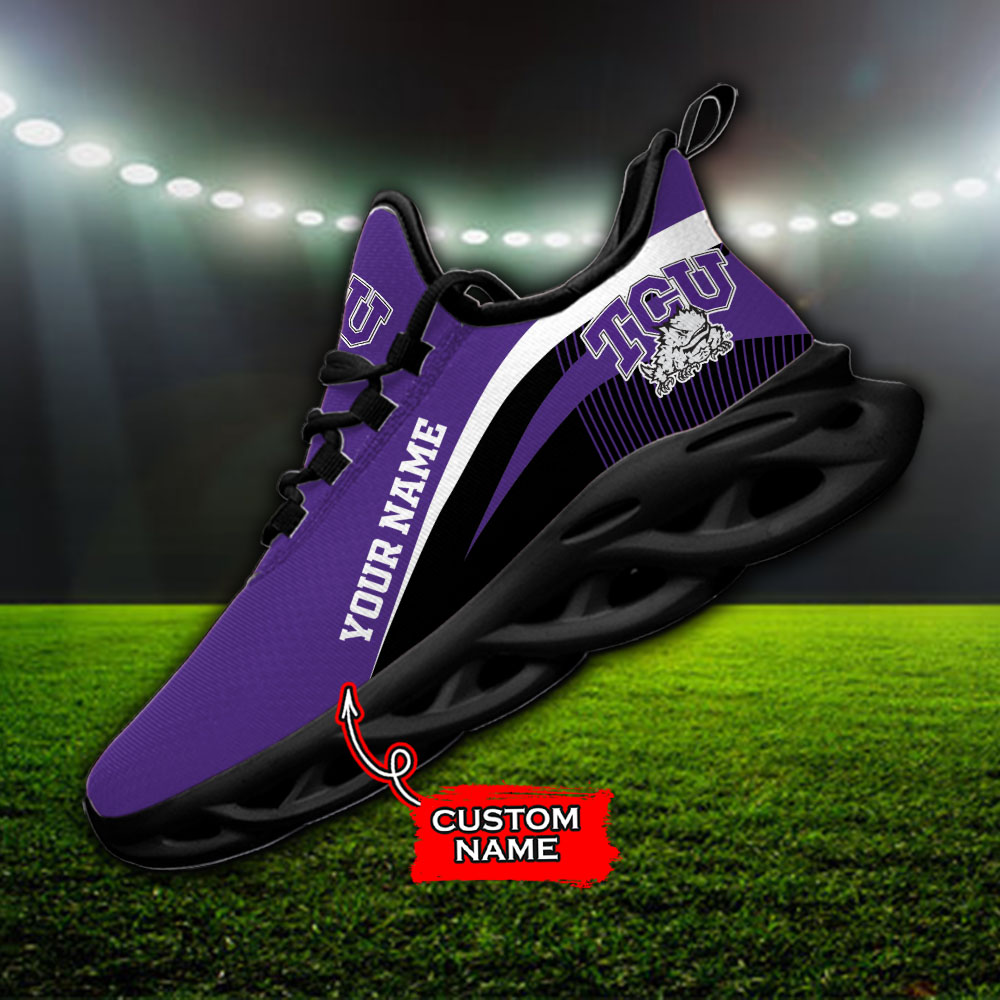 TCU Horned Frogs NCAA Max Soul Shoes Sneakers For Men And Women