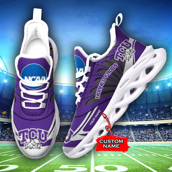TCU Horned Frogs NCAA Max Soul Shoes Sneakers For Men And Women