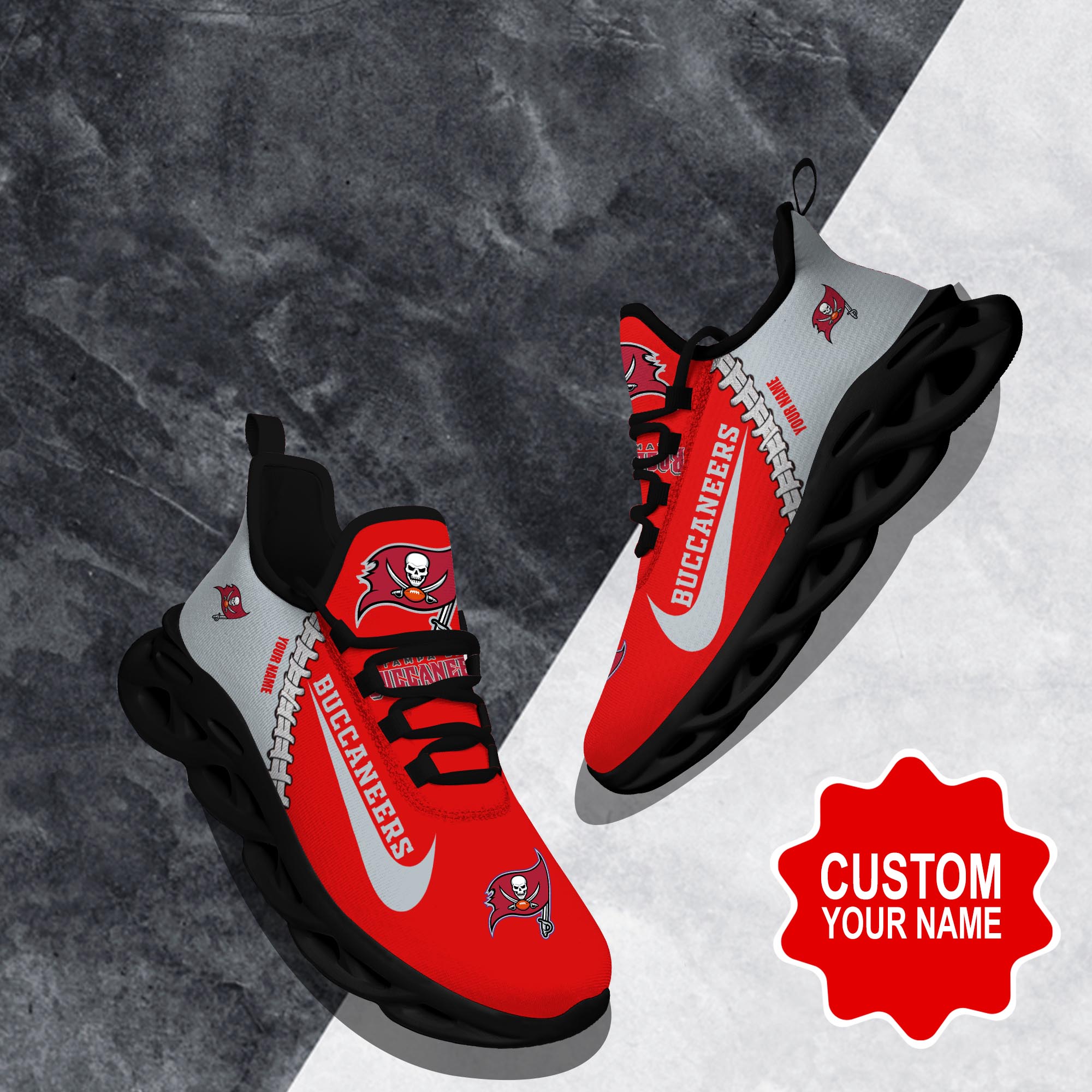 Tampa Bay Buccaneers Max Soul Shoes Sneakers For Men And Women