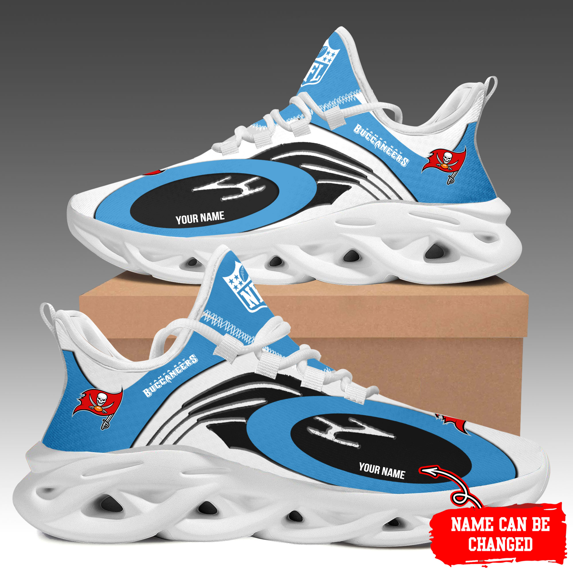 Tampa Bay Buccaneers Max Soul Shoes Sneakers For Men And Women