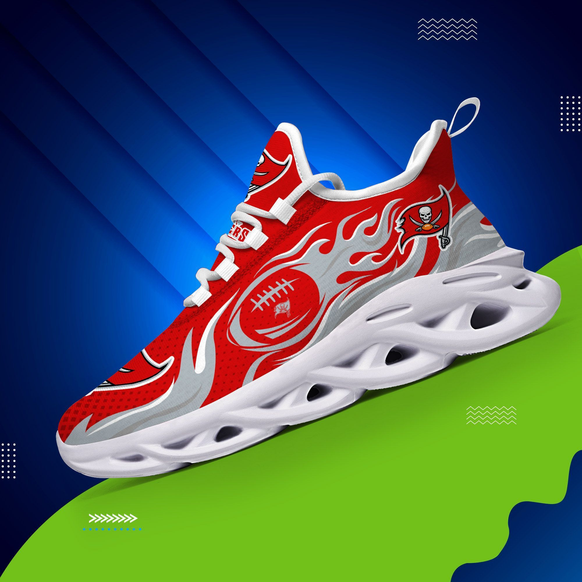 Tampa Bay Buccaneers NFL Max Soul Shoes Sneakers For Men And Women
