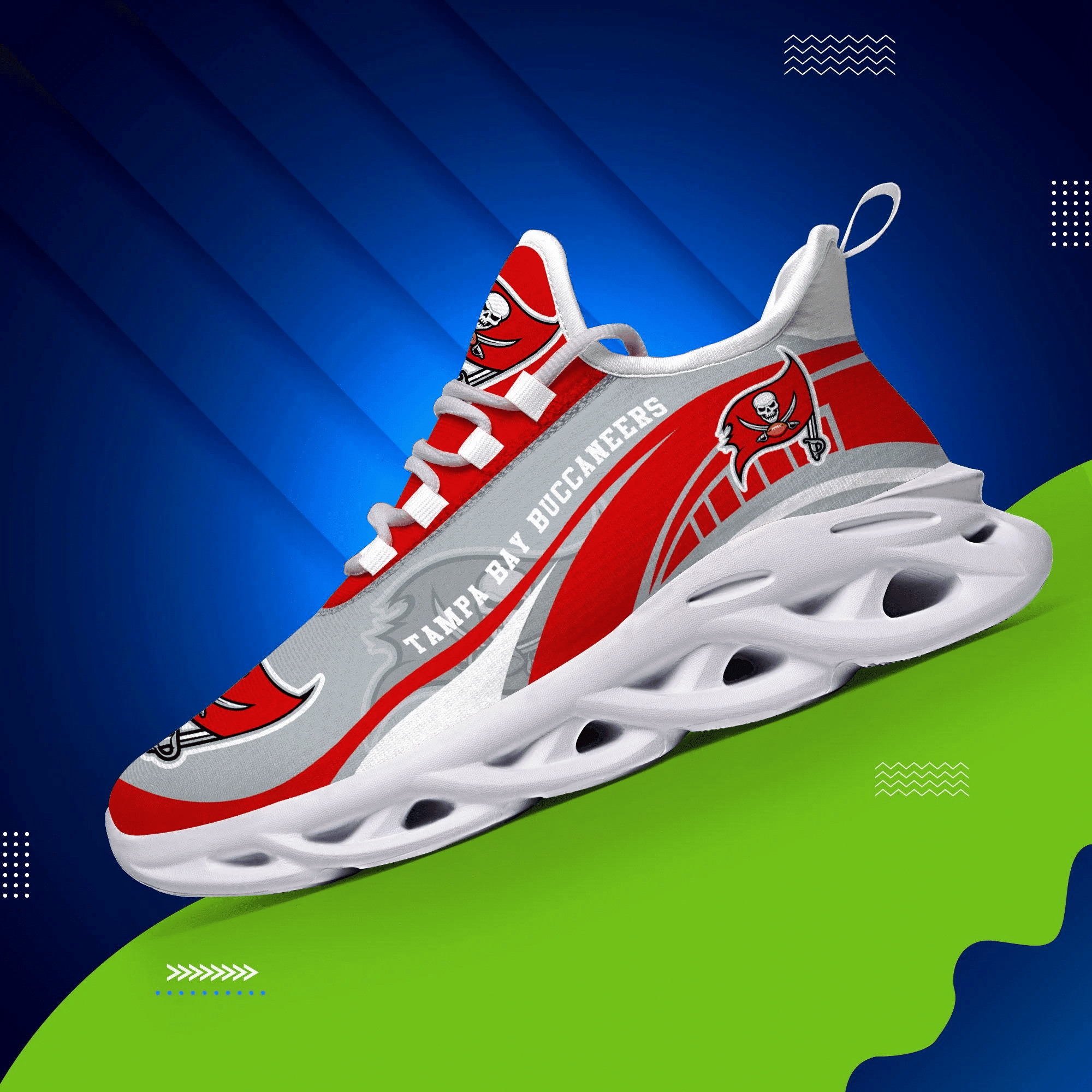 Tampa Bay Buccaneers NFL Max Soul Shoes Sneakers For Men And Women
