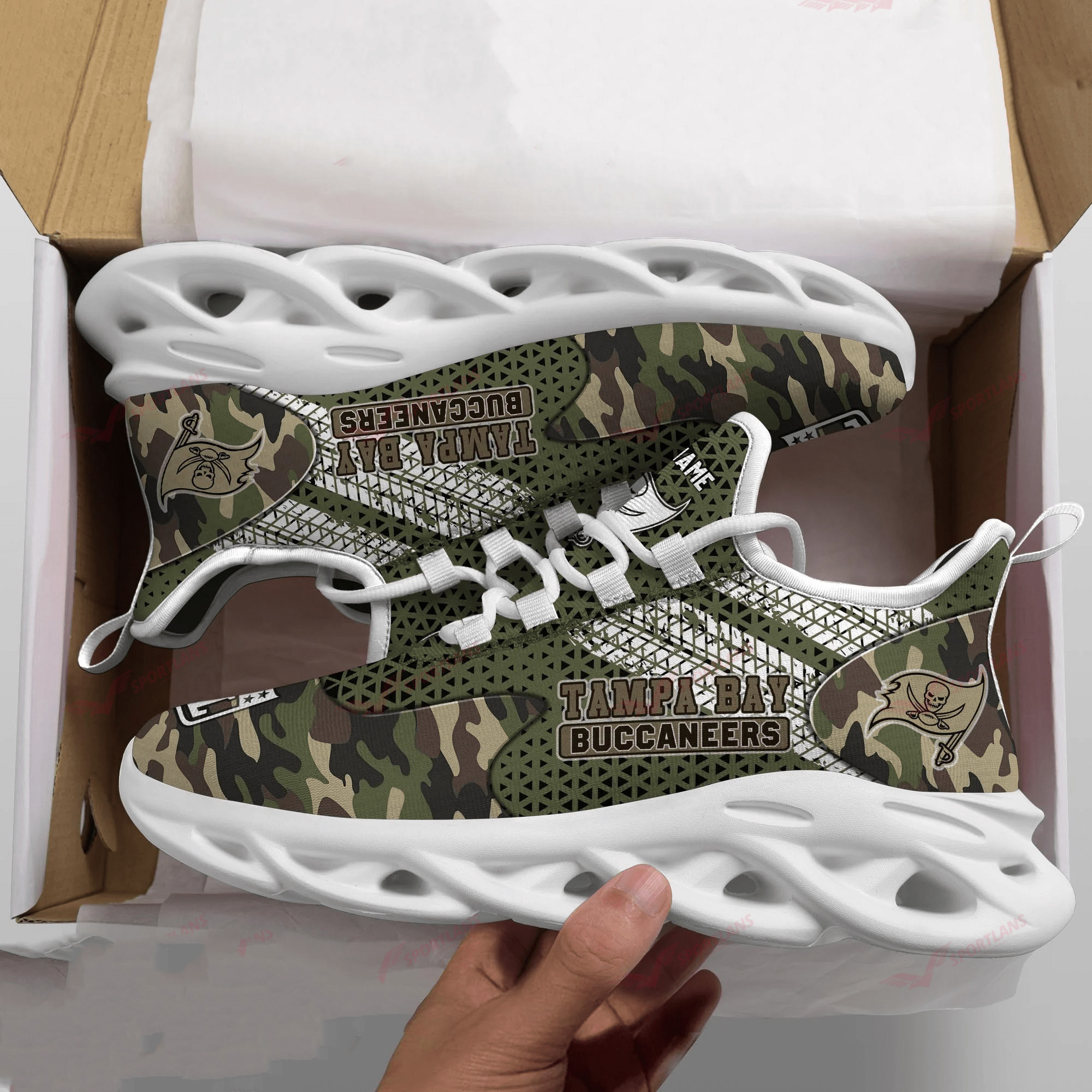 Tampa Bay Buccaneers NFL Max Soul Shoes Sneakers For Men And Women