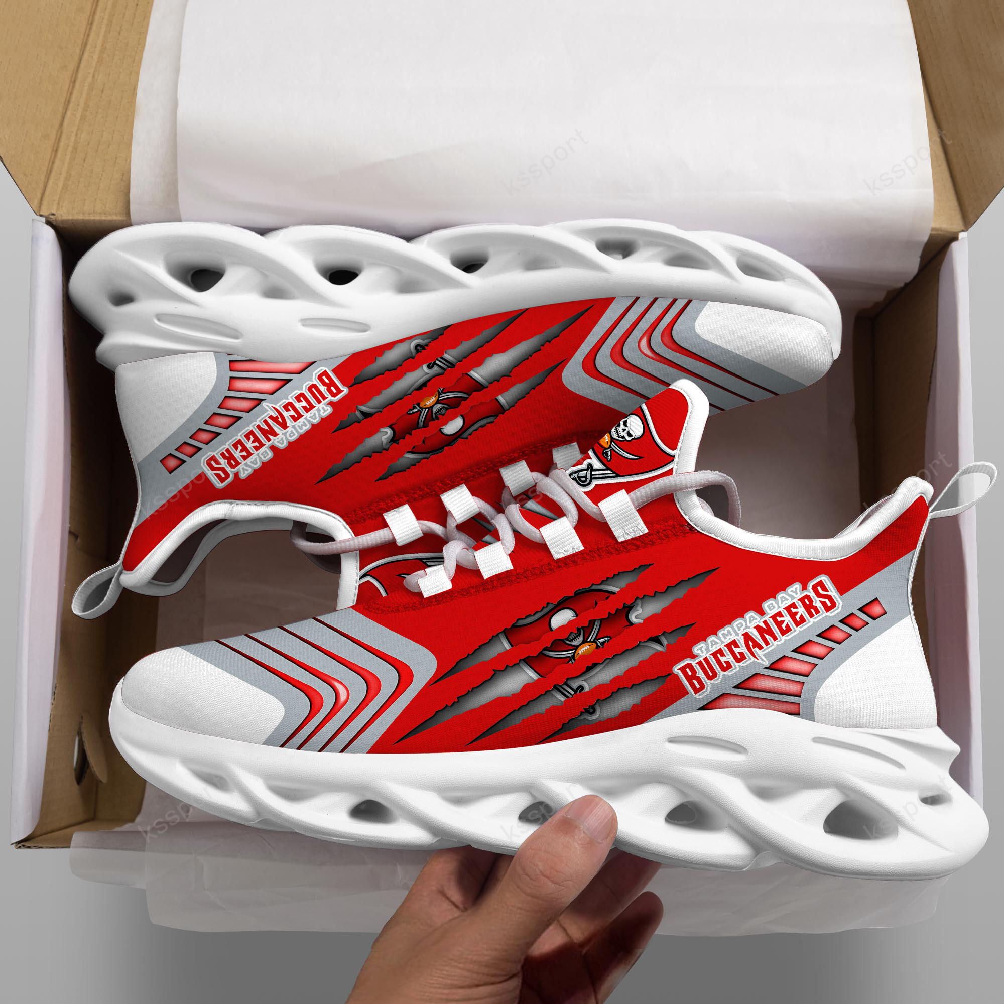 Tampa Bay Buccaneers NFL Max Soul Shoes Sneakers For Men And Women