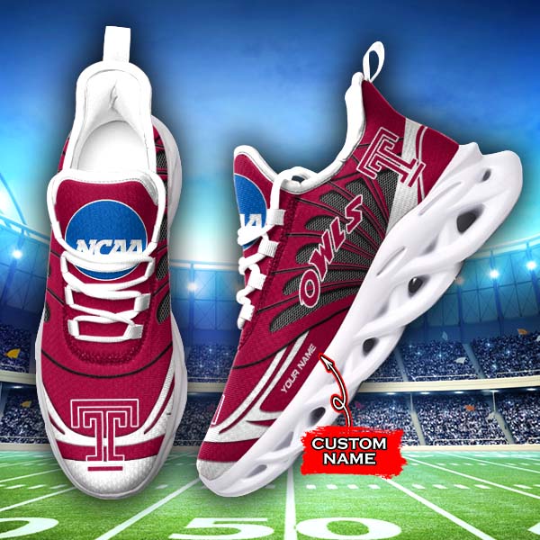 Temple Owls NCAA Max Soul Shoes Sneakers For Men And Women