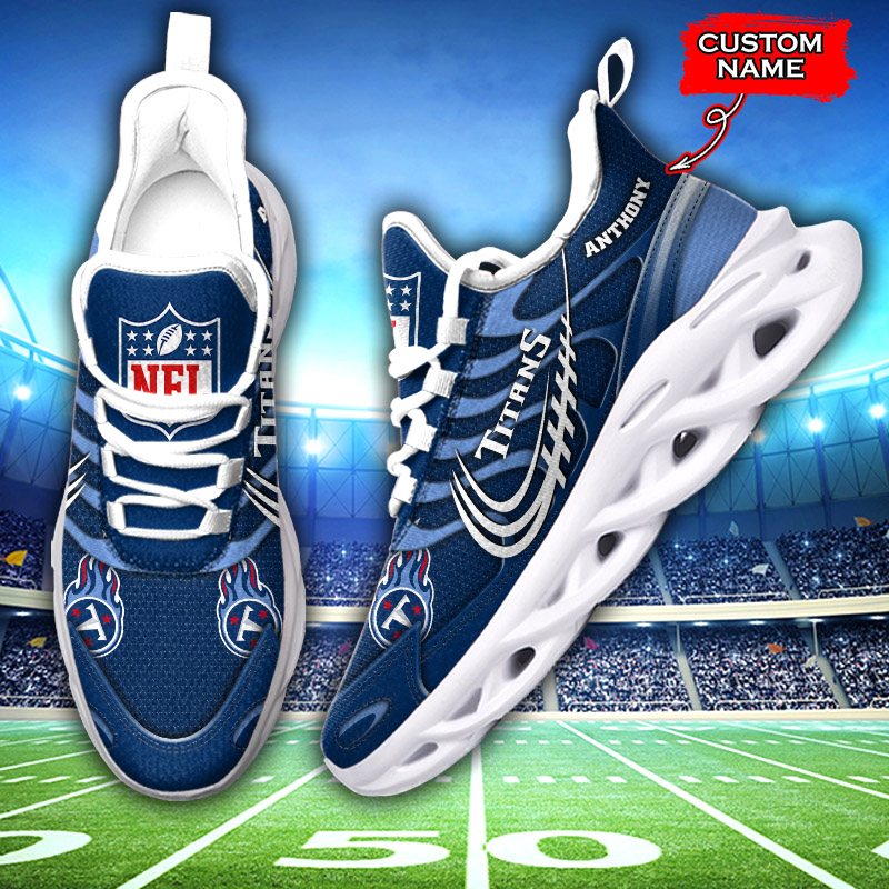 Tennessee Titans NFL Max Soul Shoes Sneakers For Men And Women