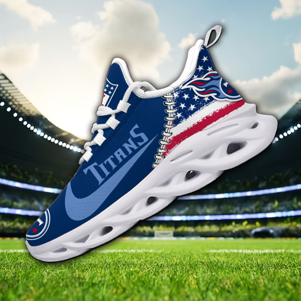 Tennessee Titans NFL Max Soul Shoes Sneakers For Men And Women