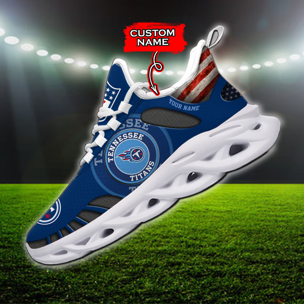 Tennessee Titans NFL Max Soul Shoes Sneakers For Men And Women