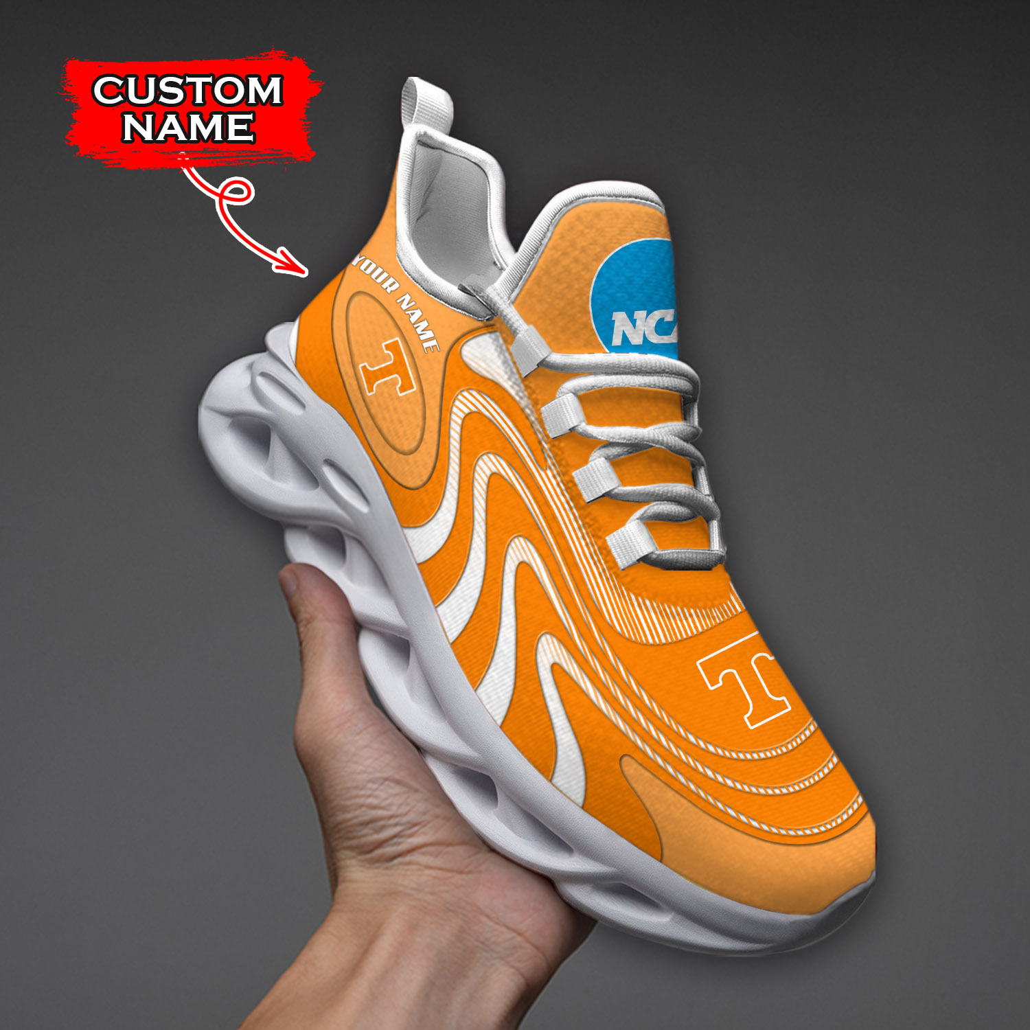 Tennessee Volunteers NCAA Max Soul Shoes Sneakers For Men And Women
