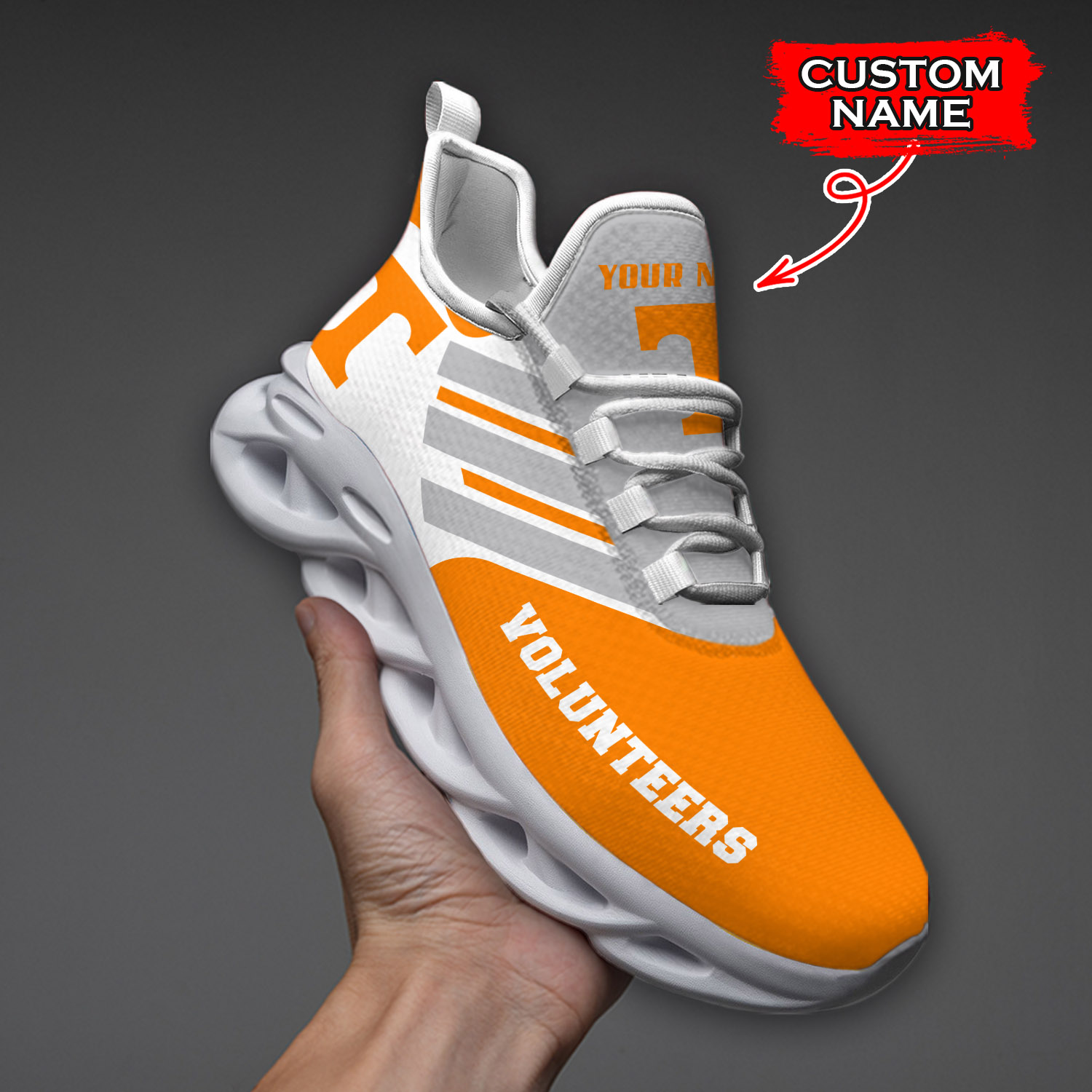 Tennessee Volunteers NCAA Max Soul Shoes Sneakers For Men And Women