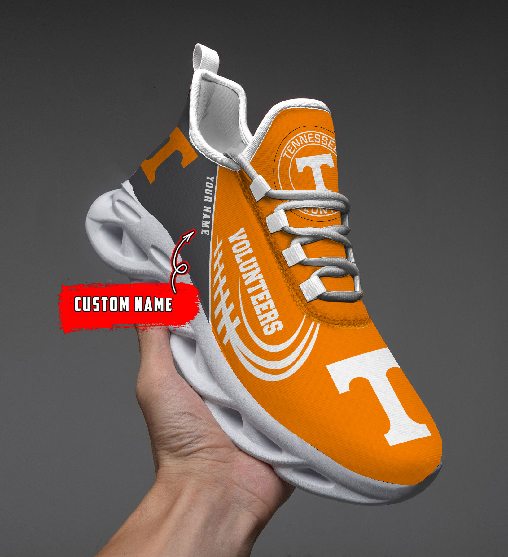 Tennessee Volunteers NCAA Max Soul Shoes Sneakers For Men And Women