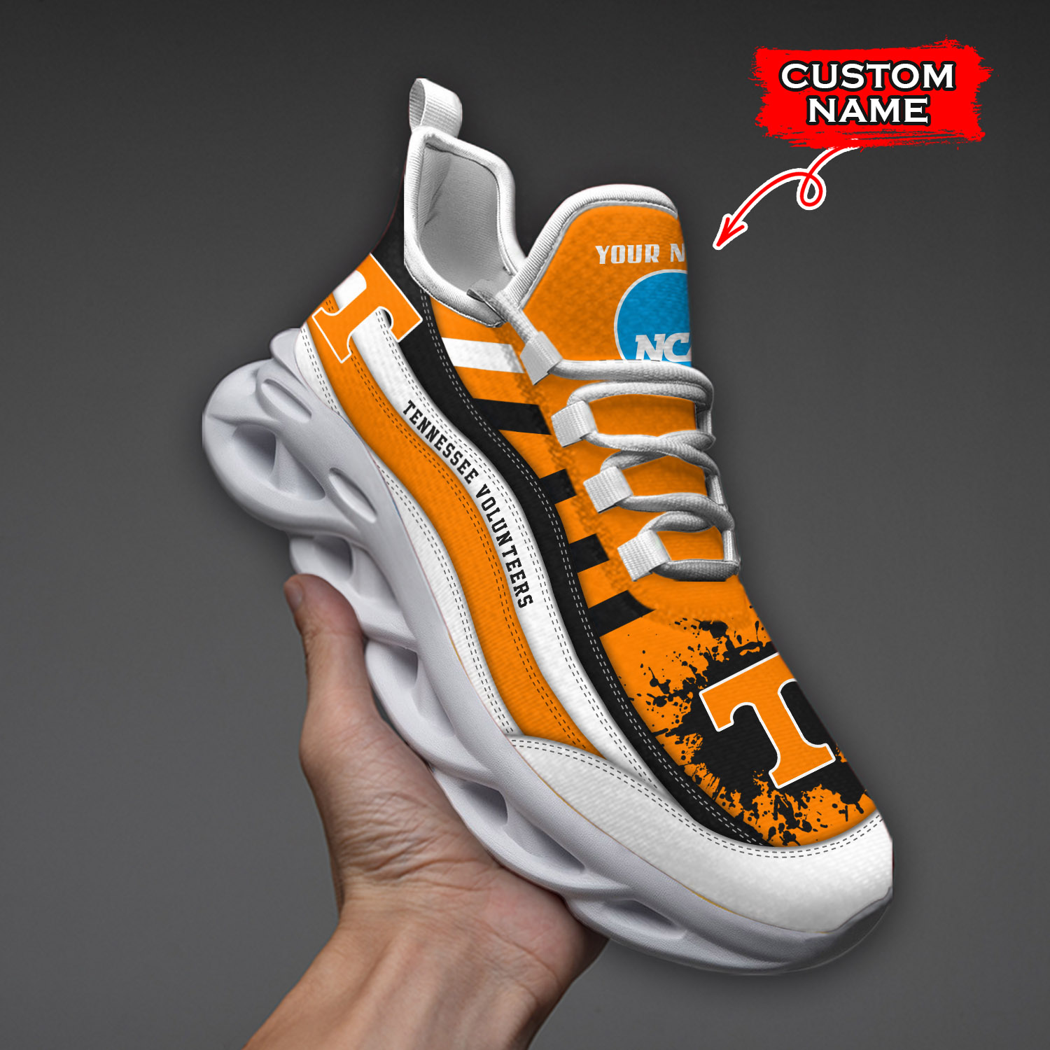 Tennessee Volunteers NCAA Max Soul Shoes Sneakers For Men And Women