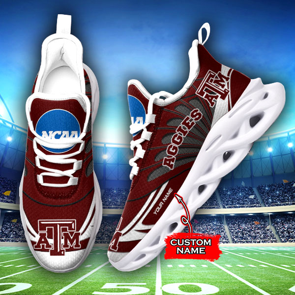 Texas A&M Aggies NCAA Max Soul Shoes Sneakers For Men And Women