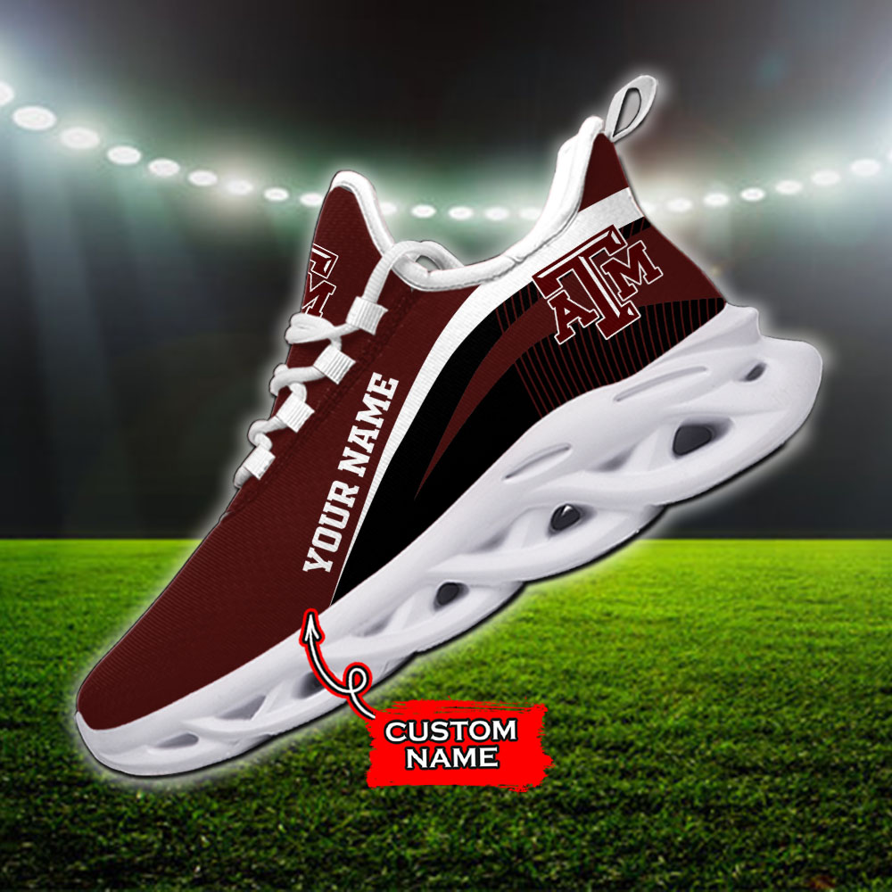 Texas A&M Aggies NCAA Max Soul Shoes Sneakers For Men And Women
