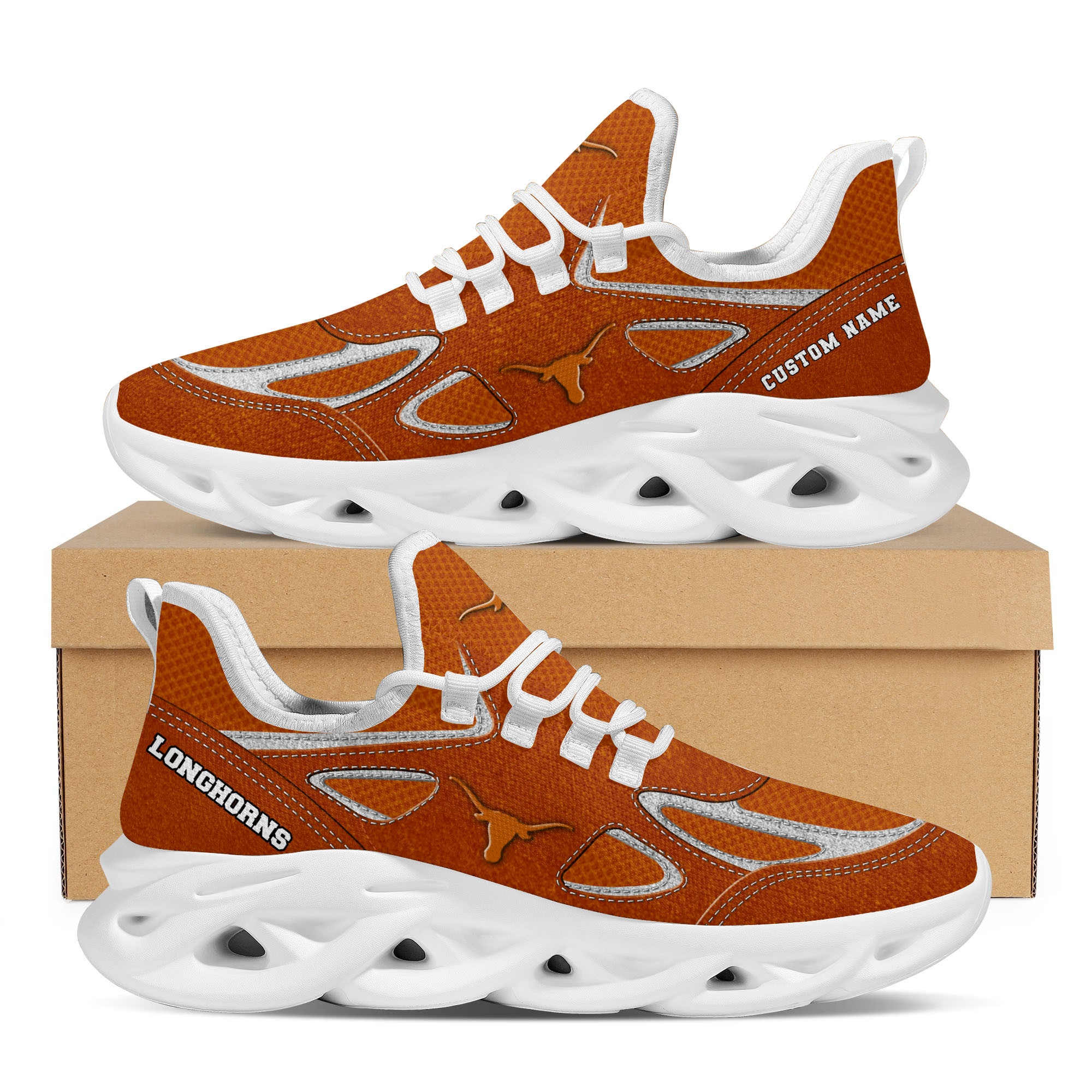 Texas Longhorns Max Soul Shoes Sneakers For Men And Women