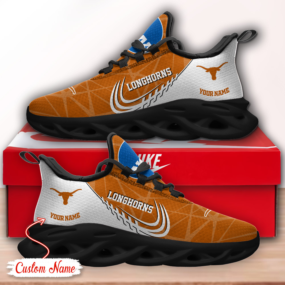Texas Longhorns NCAA Max Soul Shoes Sneakers For Men And Women