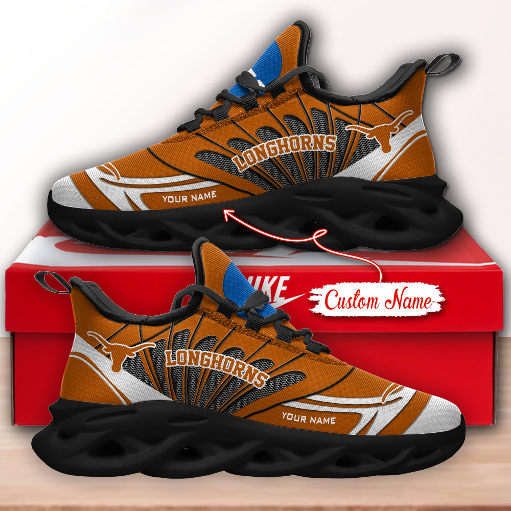Texas Longhorns NCAA Max Soul Shoes Sneakers For Men And Women
