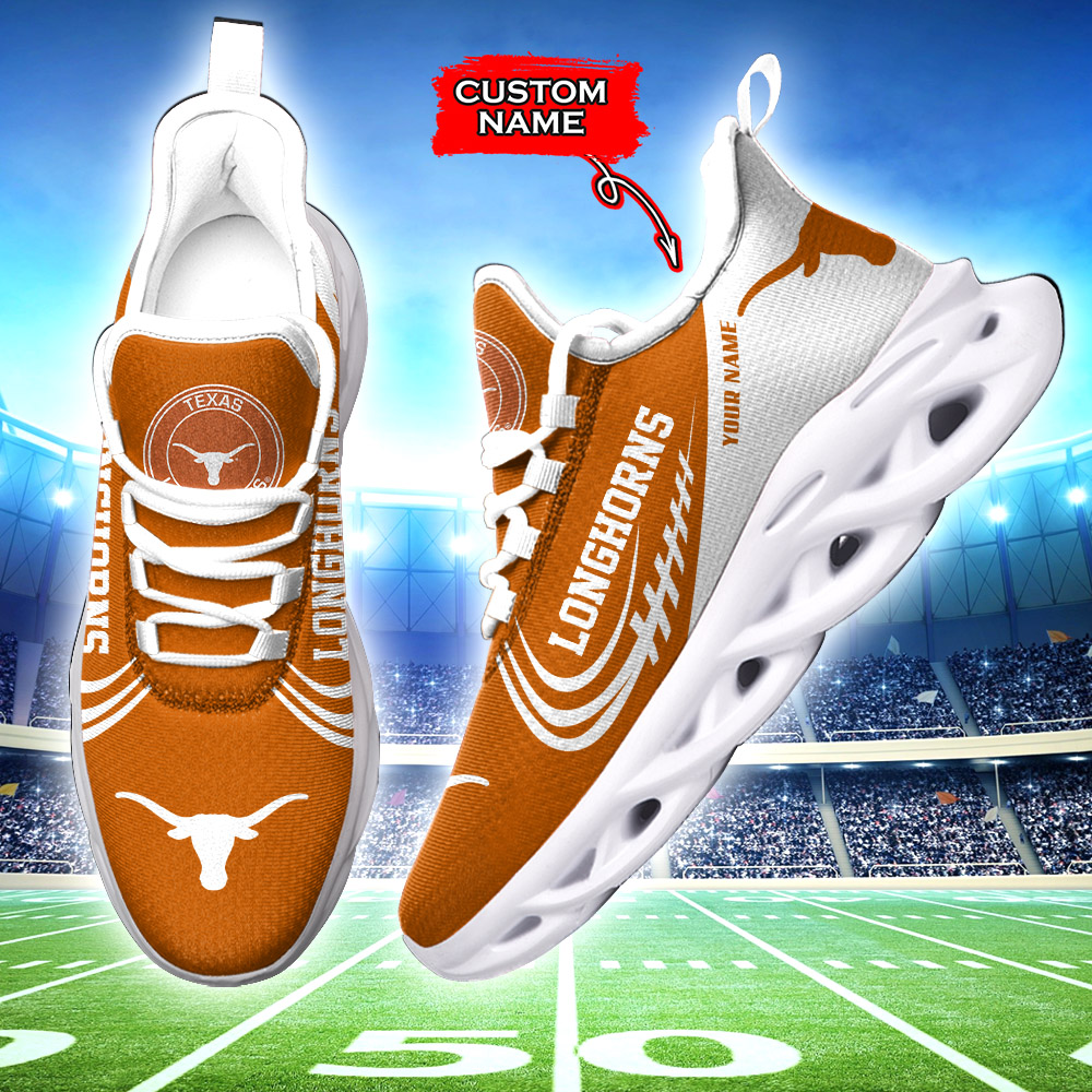 Texas Longhorns NCAA Max Soul Shoes Sneakers For Men And Women