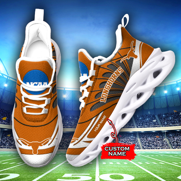 Texas Longhorns NCAA Max Soul Shoes Sneakers For Men And Women