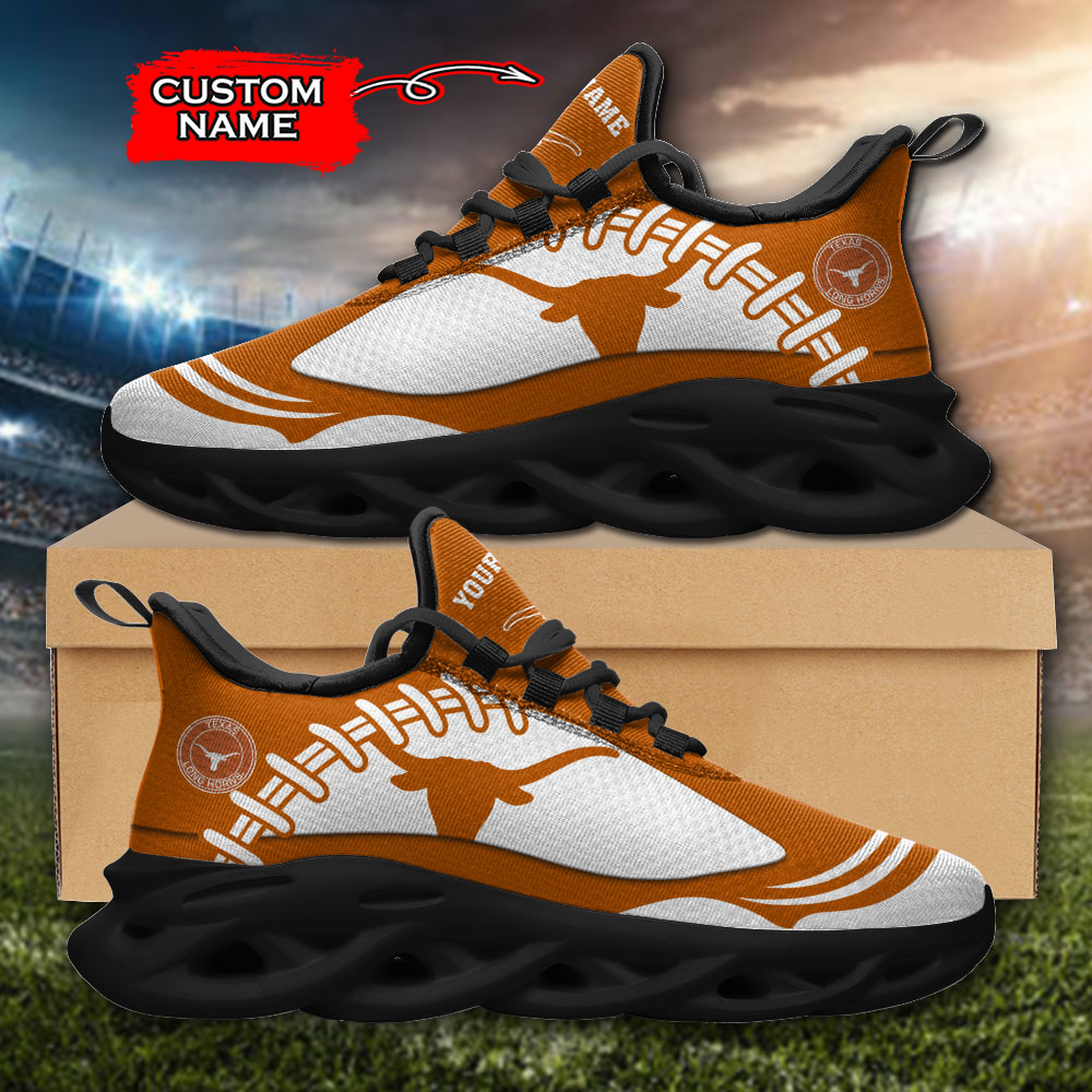 Texas Longhorns NCAA Max Soul Shoes Sneakers For Men And Women