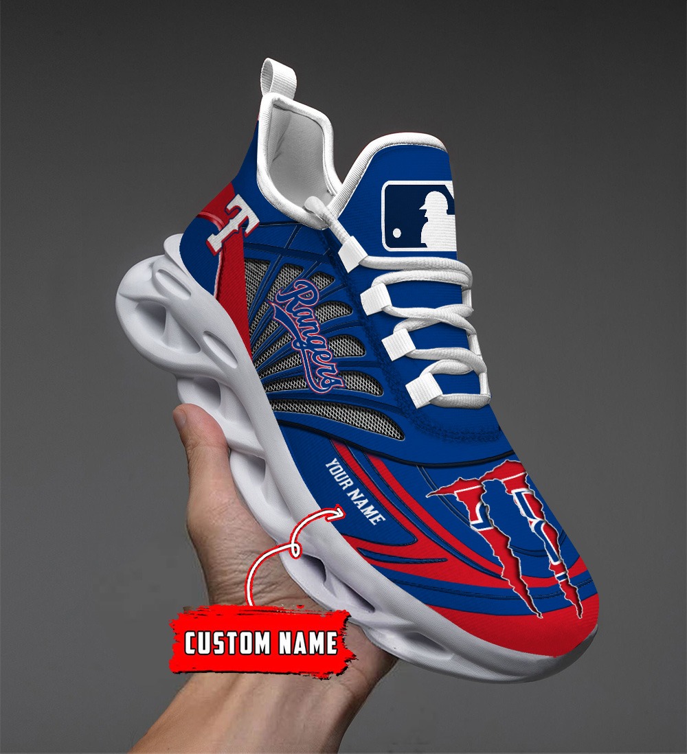 Texas Rangers MLB Max Soul Shoes Sneakers For Men And Women